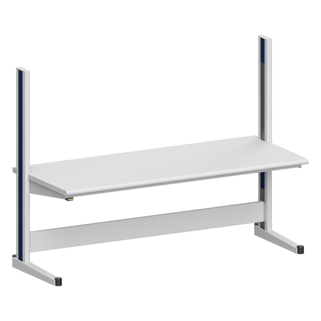 Table de travail Quadro compatible ESD, équipement de base, 2135x880x1600 mm - Karl 10.050.23