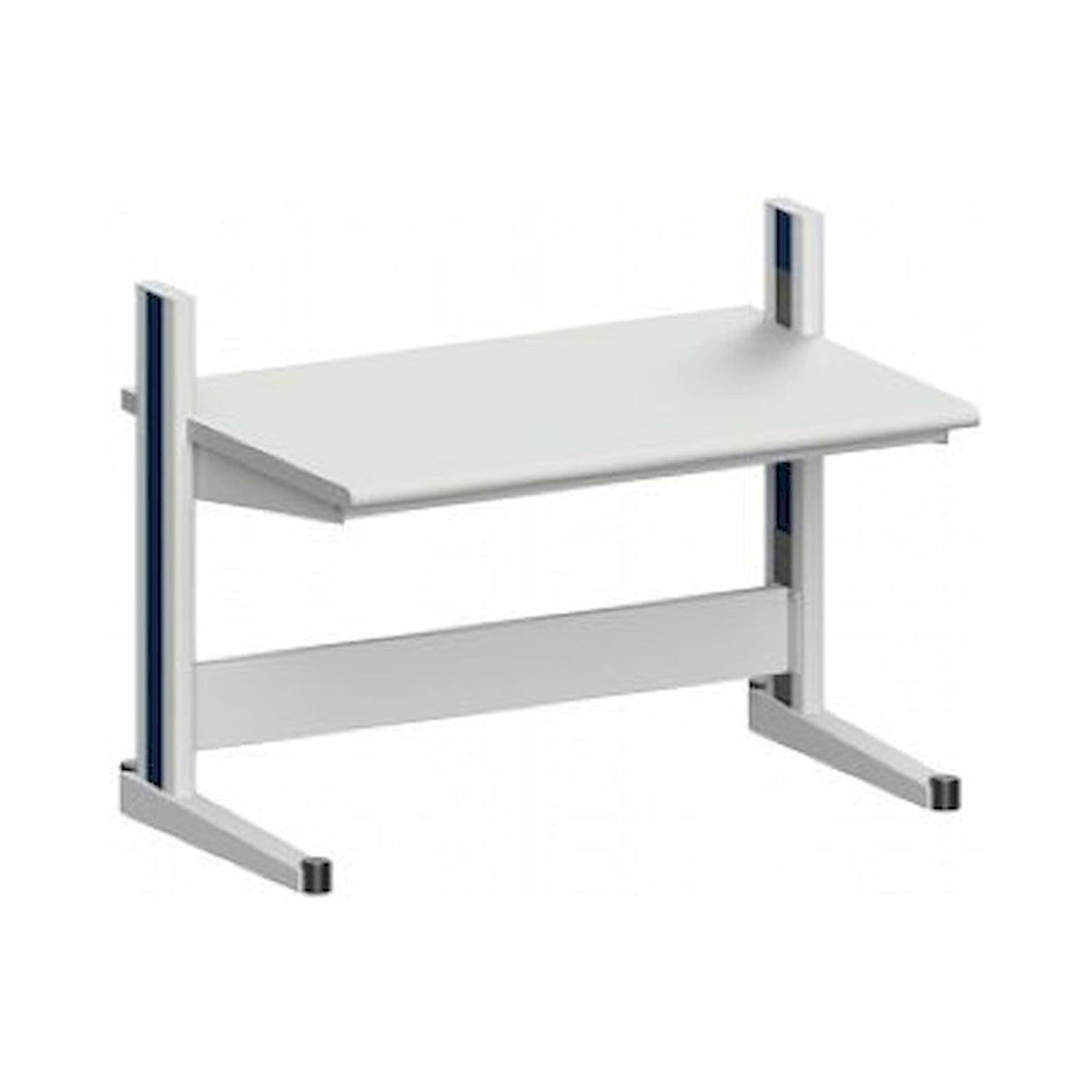 Karl 10.005.13. Arbeitstisch Quadro Basisausstattung, 1300x880x1000 mm