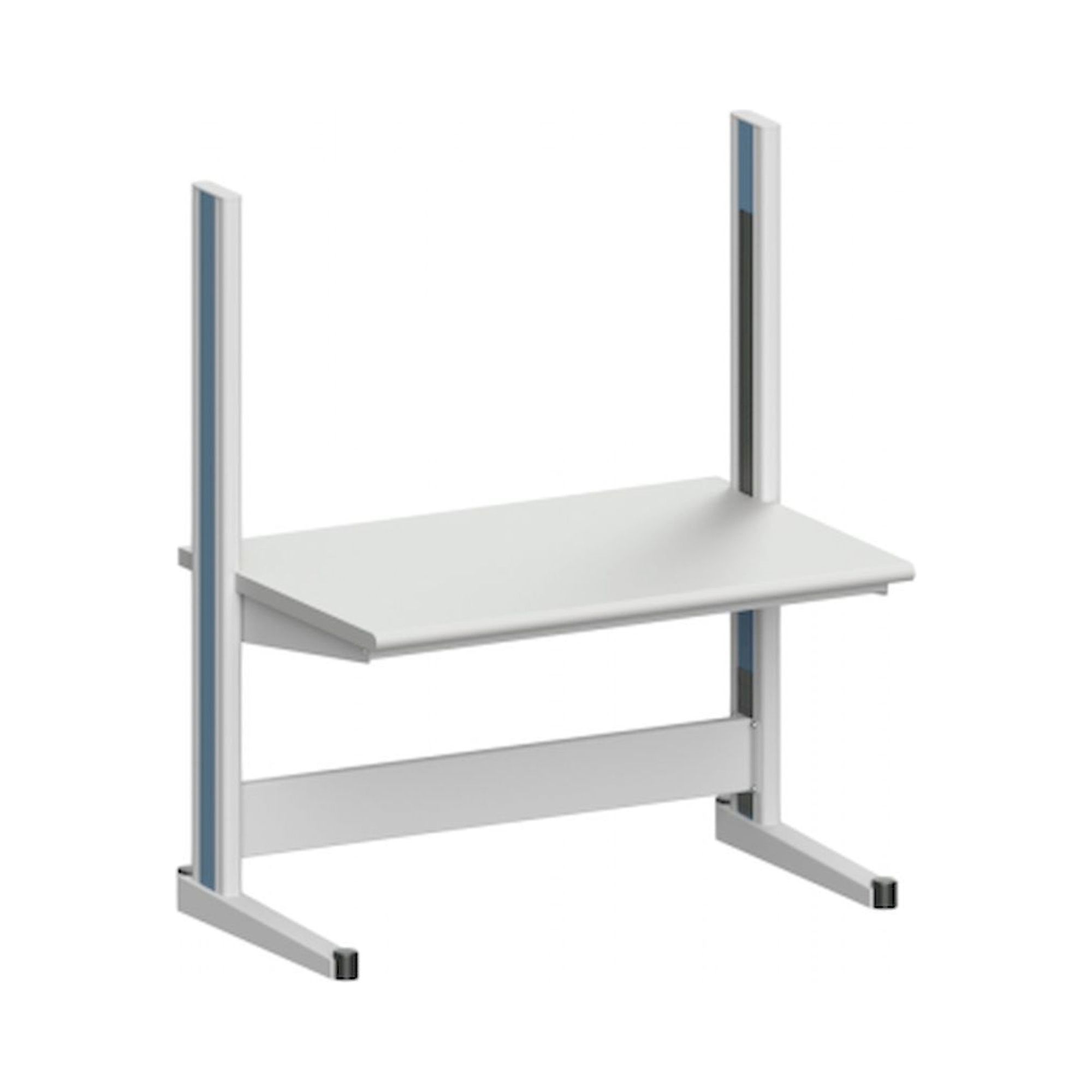 Karl 10.010.18. Arbeitstisch Quadro Basisausstattung, 1300x880x1600 mm