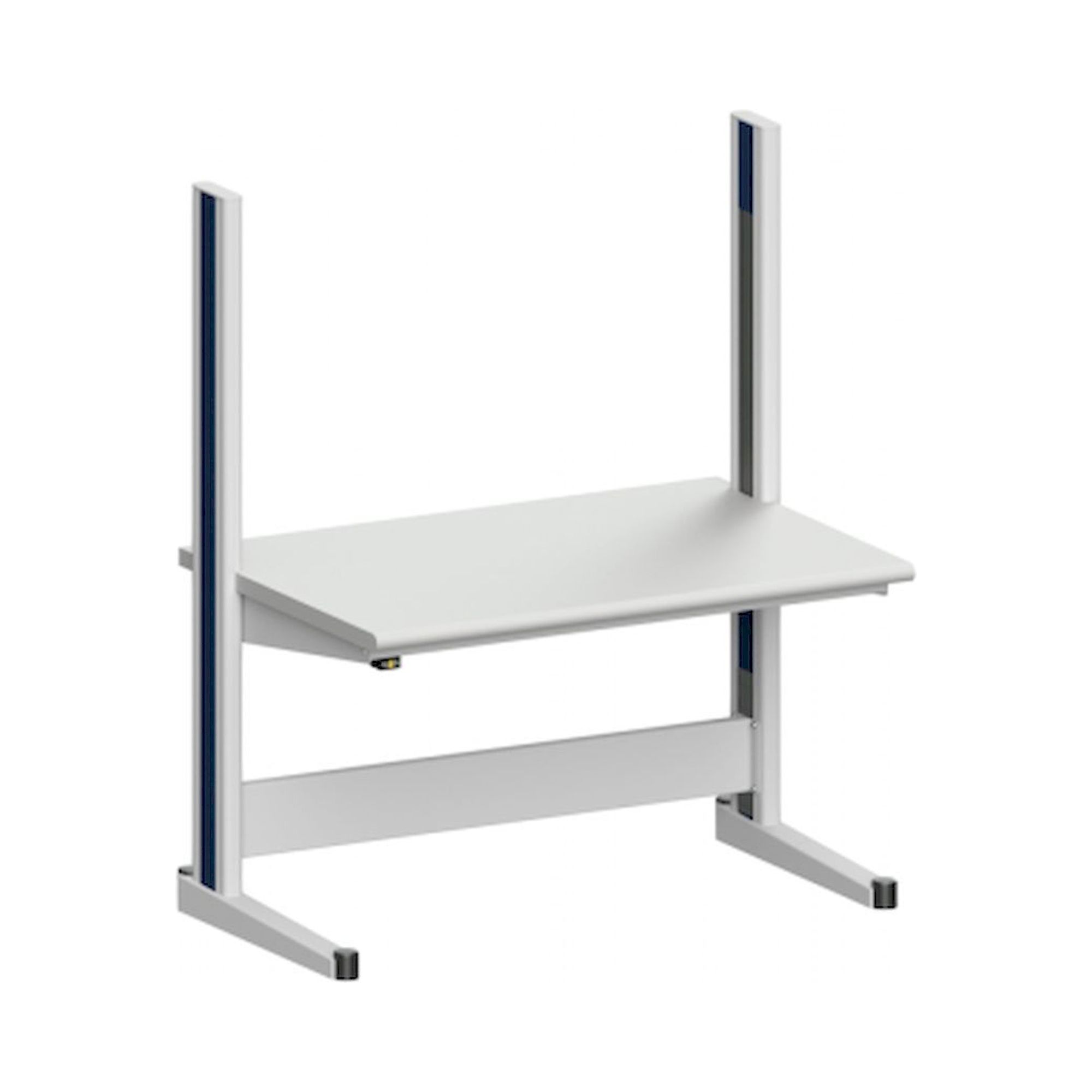 Karl 10.010.23. ESD-Arbeitstisch Quadro Basisausstattung, 1300x880x1600 mm