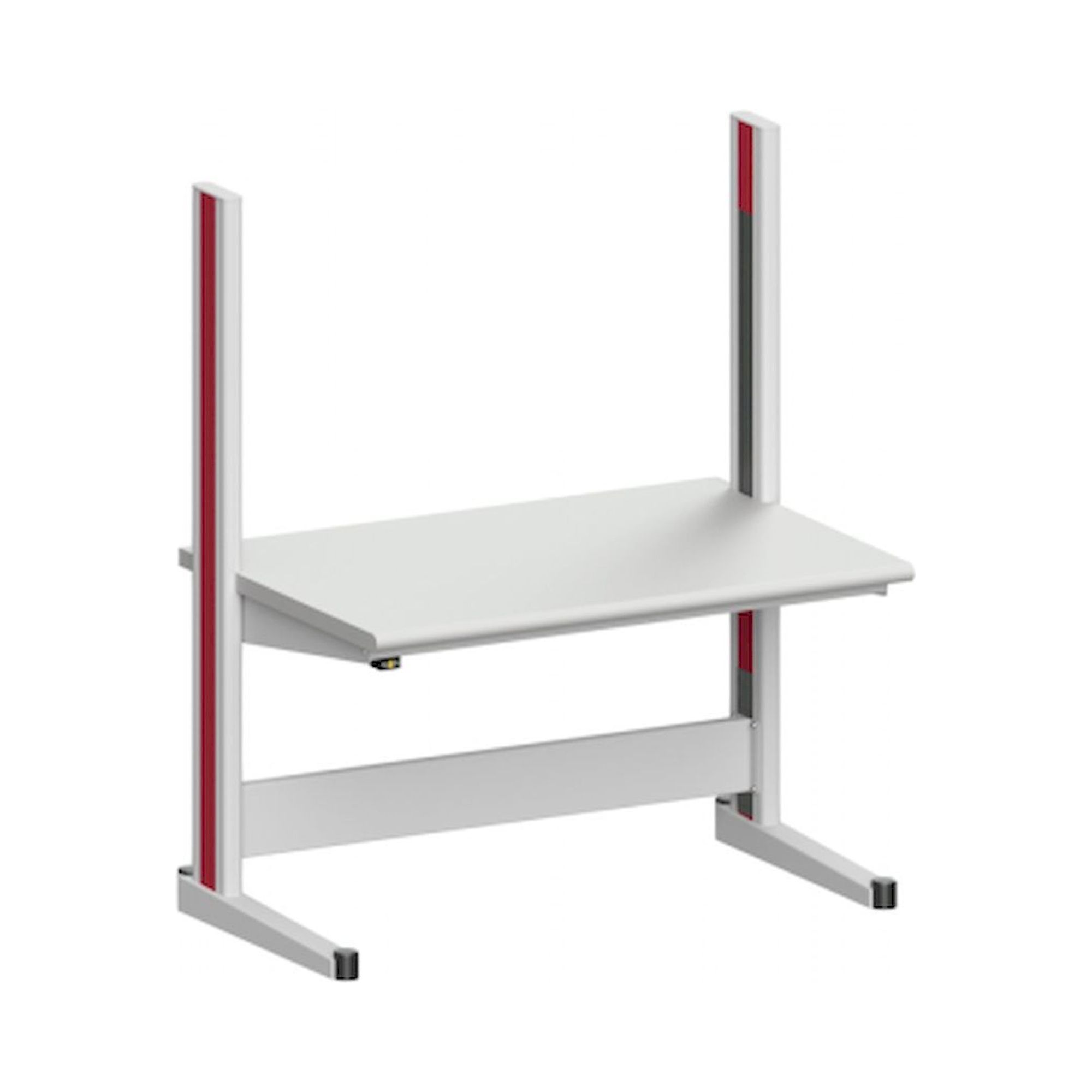 Karl 10.010.24. ESD-Arbeitstisch Quadro Basisausstattung, 1300x880x1600 mm