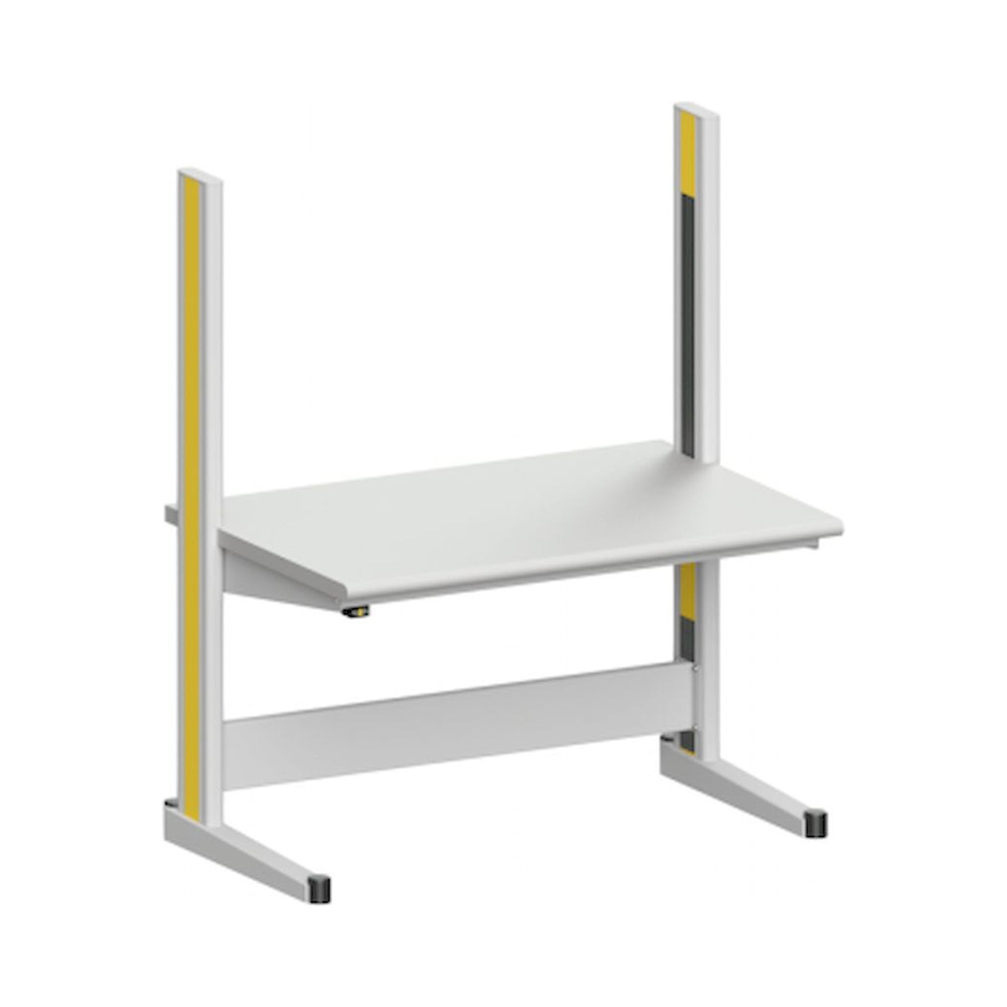 Karl 10.010.26. ESD-Arbeitstisch Quadro Basisausstattung, 1300x880x1600 mm