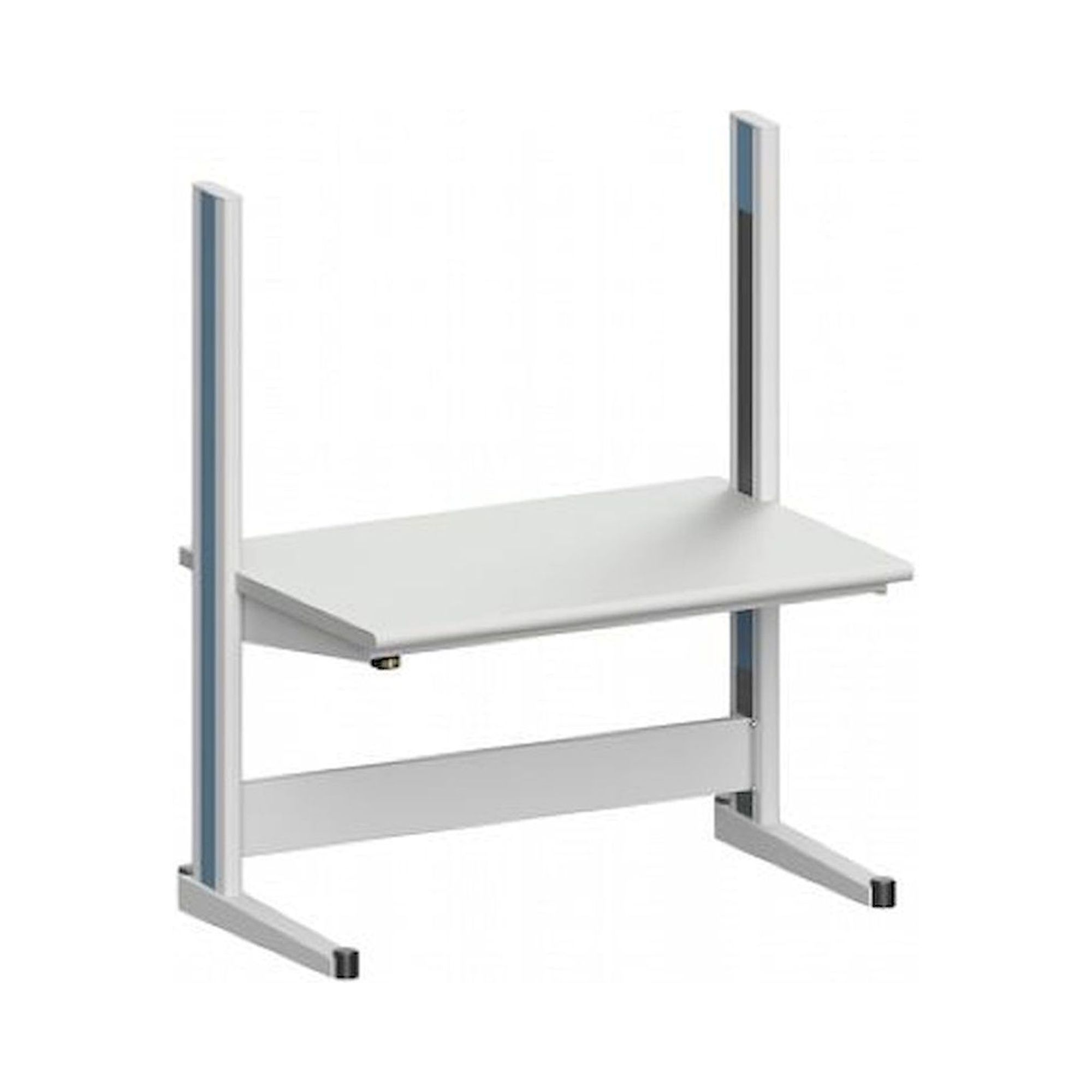 Karl 10.010.28. ESD-Arbeitstisch Quadro Basisausstattung, 1300x880x1600 mm