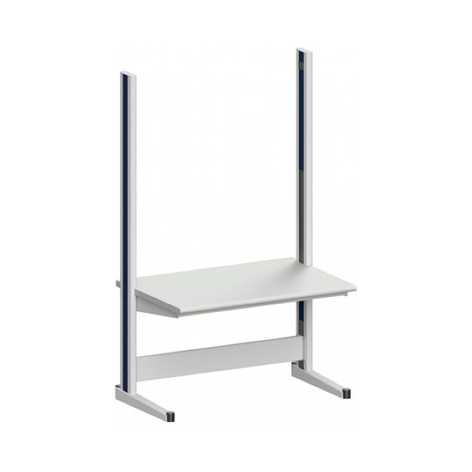 Karl 10.015.13. Arbeitstisch Quadro Basisausstattung, 1300x880x2200 mm