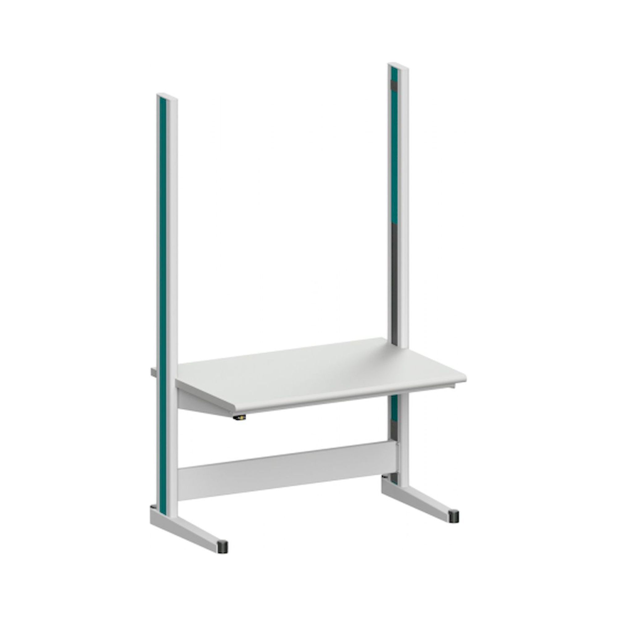 Karl 10.015.22. ESD-Arbeitstisch Quadro Basisausstattung, 1300x880x2200 mm