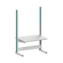 Karl 10.015.22. ESD-Arbeitstisch Quadro Basisausstattung, 1300x880x2200 mm