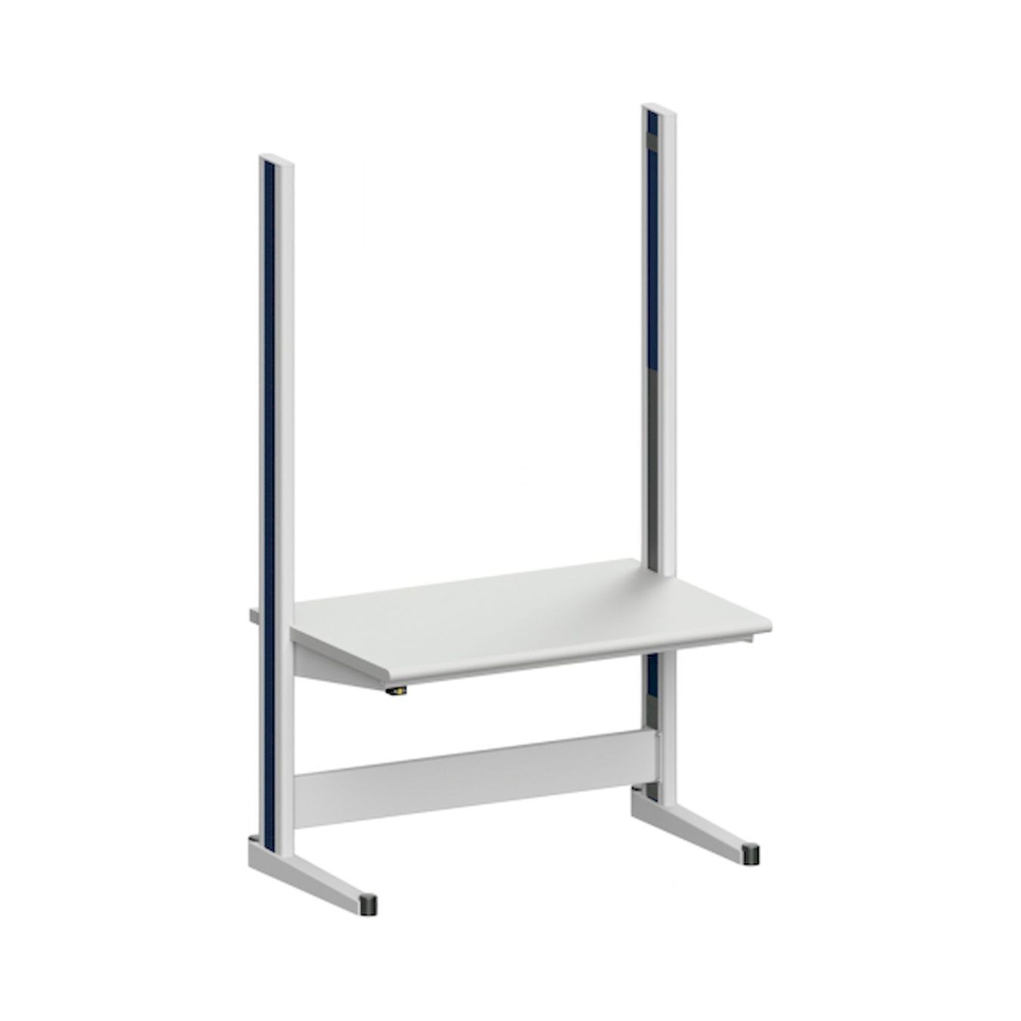 Karl 10.015.23. ESD-Arbeitstisch Quadro Basisausstattung, 1300x880x2200 mm