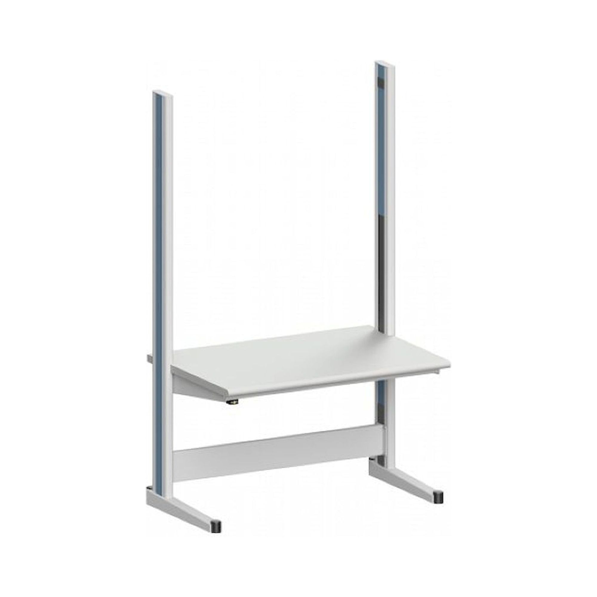 Karl 10.015.28. ESD-Arbeitstisch Quadro Basisausstattung, 1300x880x2200 mm