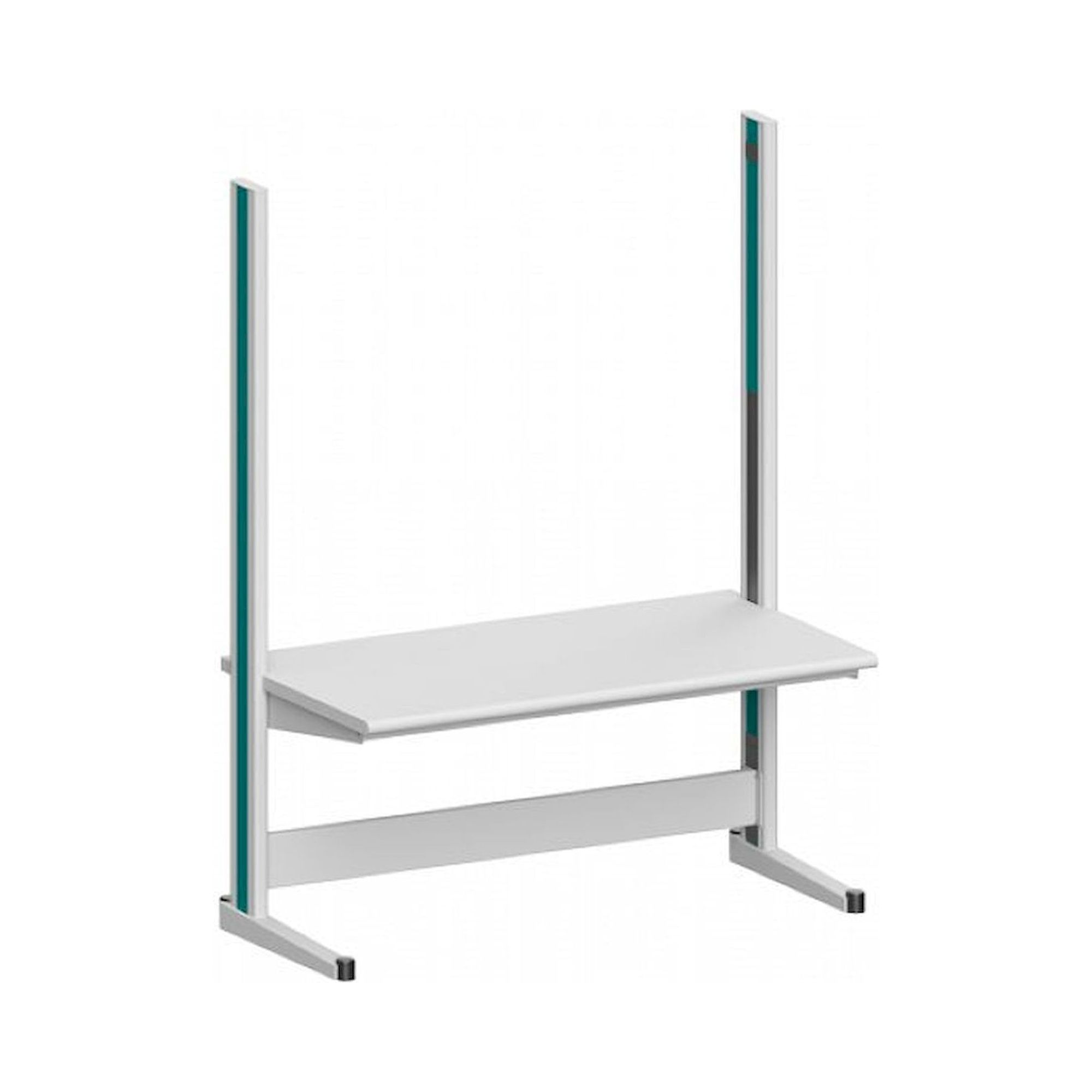 Karl 10.035.12. Arbeitstisch Quadro Basisausstattung, 1650x880x2200 mm