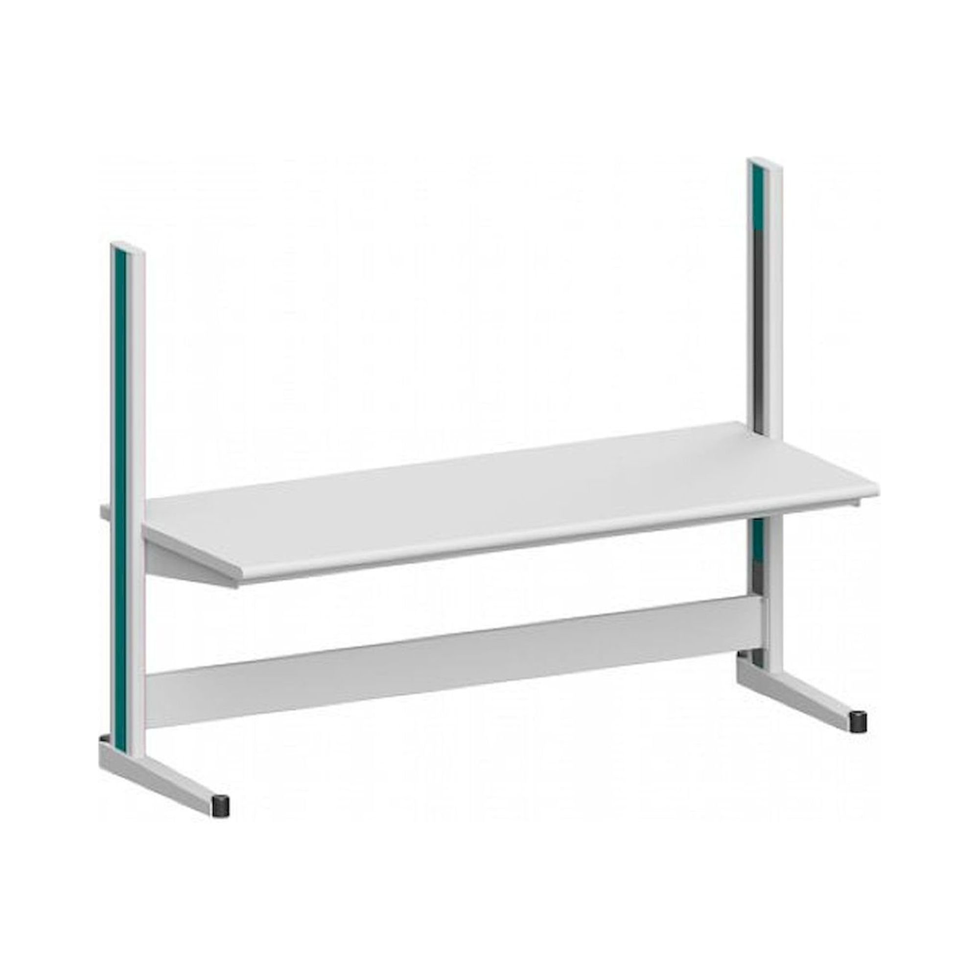 Karl 10.050.12. Arbeitstisch Quadro Basisausstattung, 2135x880x1600 mm