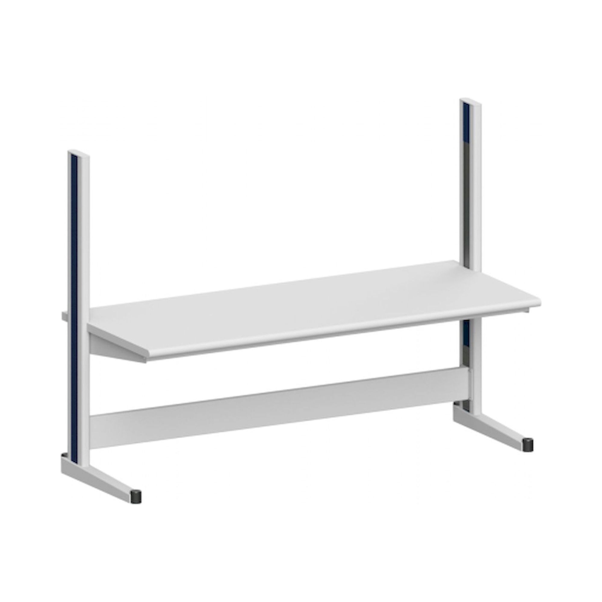 Karl 10.050.13. Arbeitstisch Quadro Basisausstattung, 2135x880x1600 mm