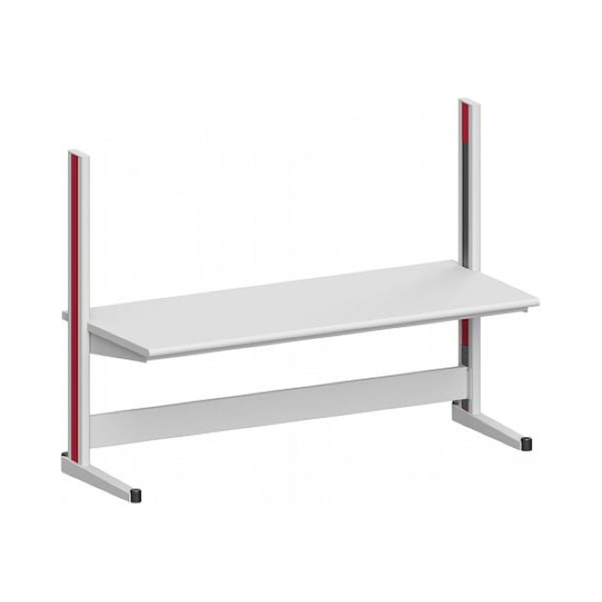 Karl 10.050.14. Arbeitstisch Quadro Basisausstattung, 2135x880x1600 mm