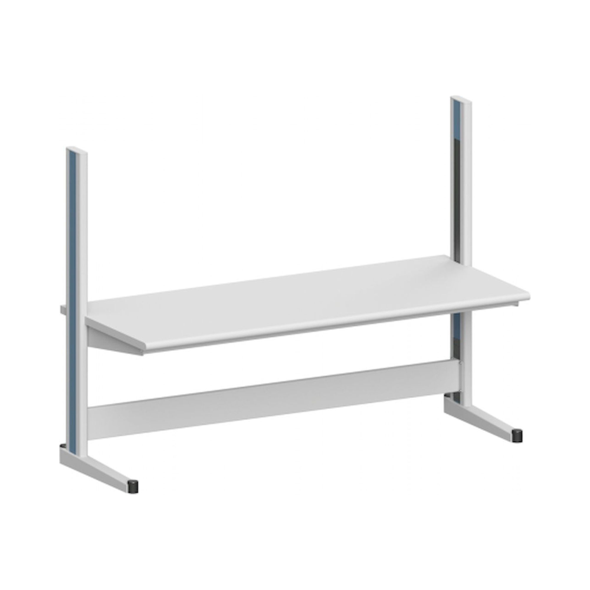 Karl 10.050.18. Arbeitstisch Quadro Basisausstattung, 2135x880x1600 mm