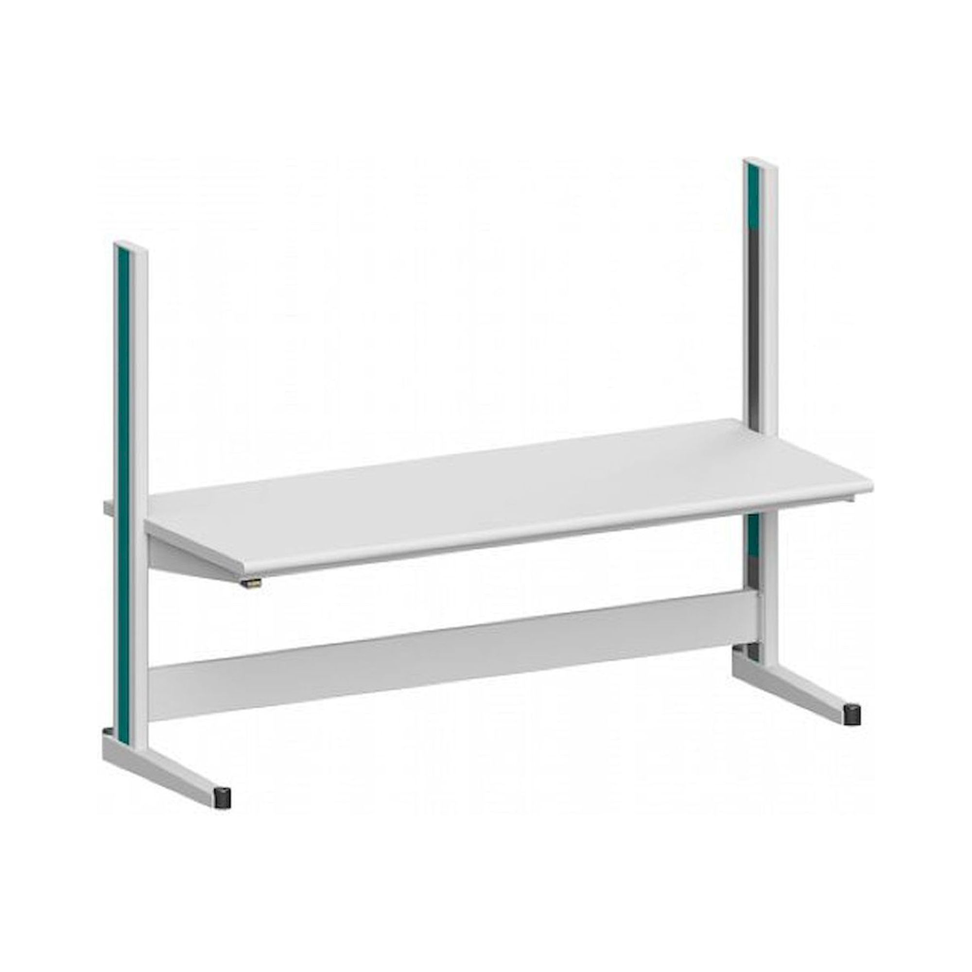 Karl 10.050.22. ESD-Arbeitstisch Quadro Basisausstattung, 2135x880x1600 mm