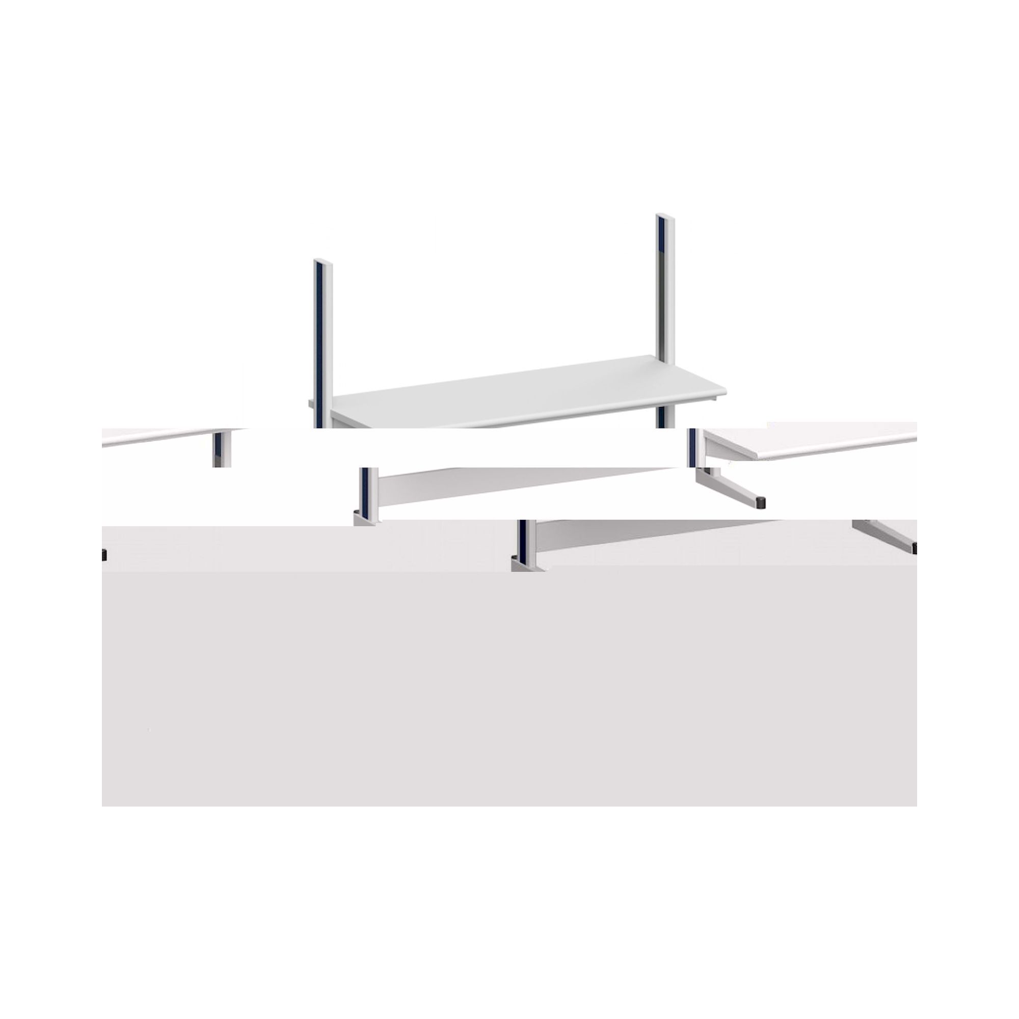 Karl 10.050.23. ESD-Arbeitstisch Quadro Basisausstattung, 2135x880x1600 mm