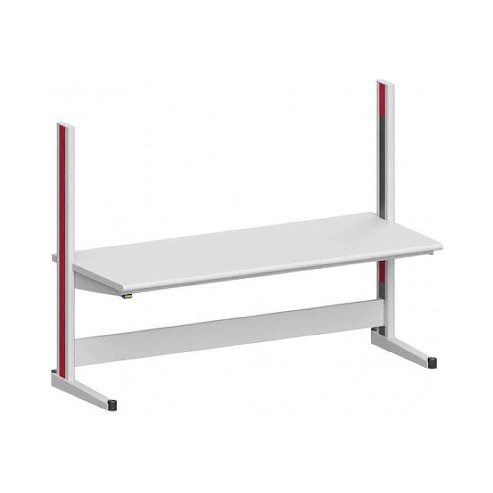 Karl 10.050.24. ESD-Arbeitstisch Quadro Basisausstattung, 2135x880x1600 mm