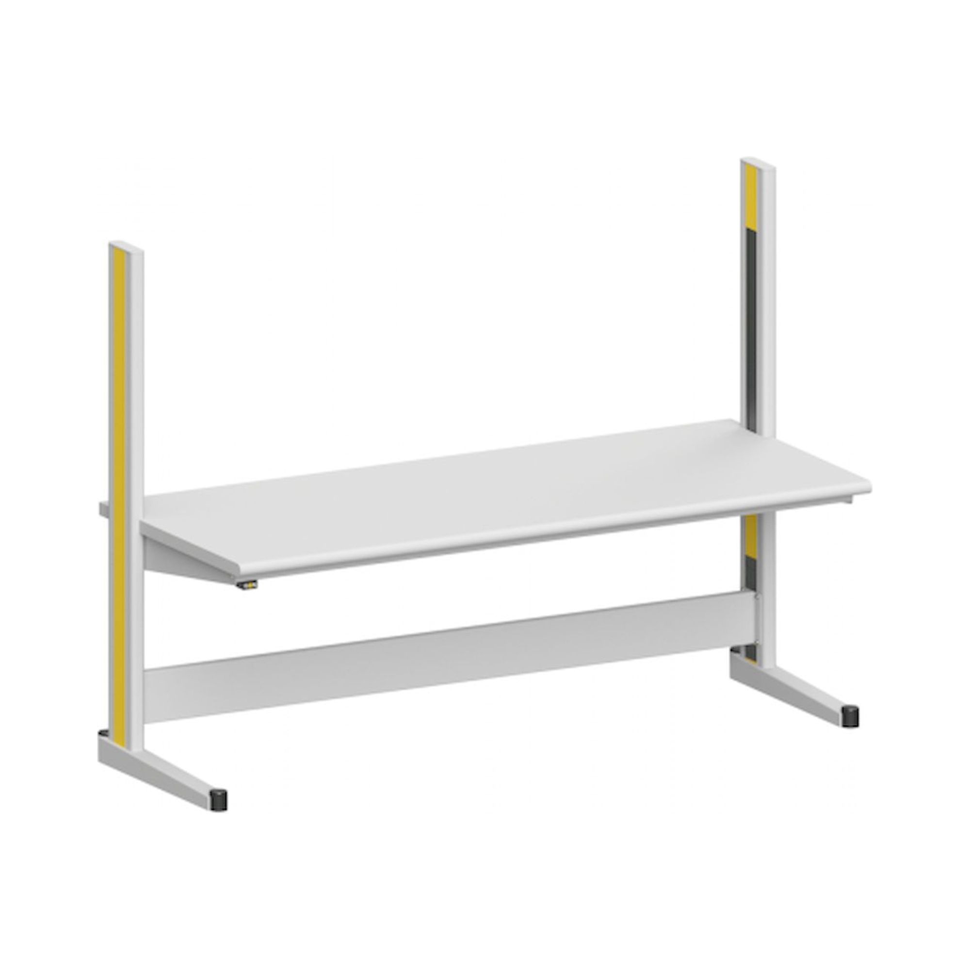 Karl 10.050.26. ESD-Arbeitstisch Quadro Basisausstattung, 2135x880x1600 mm