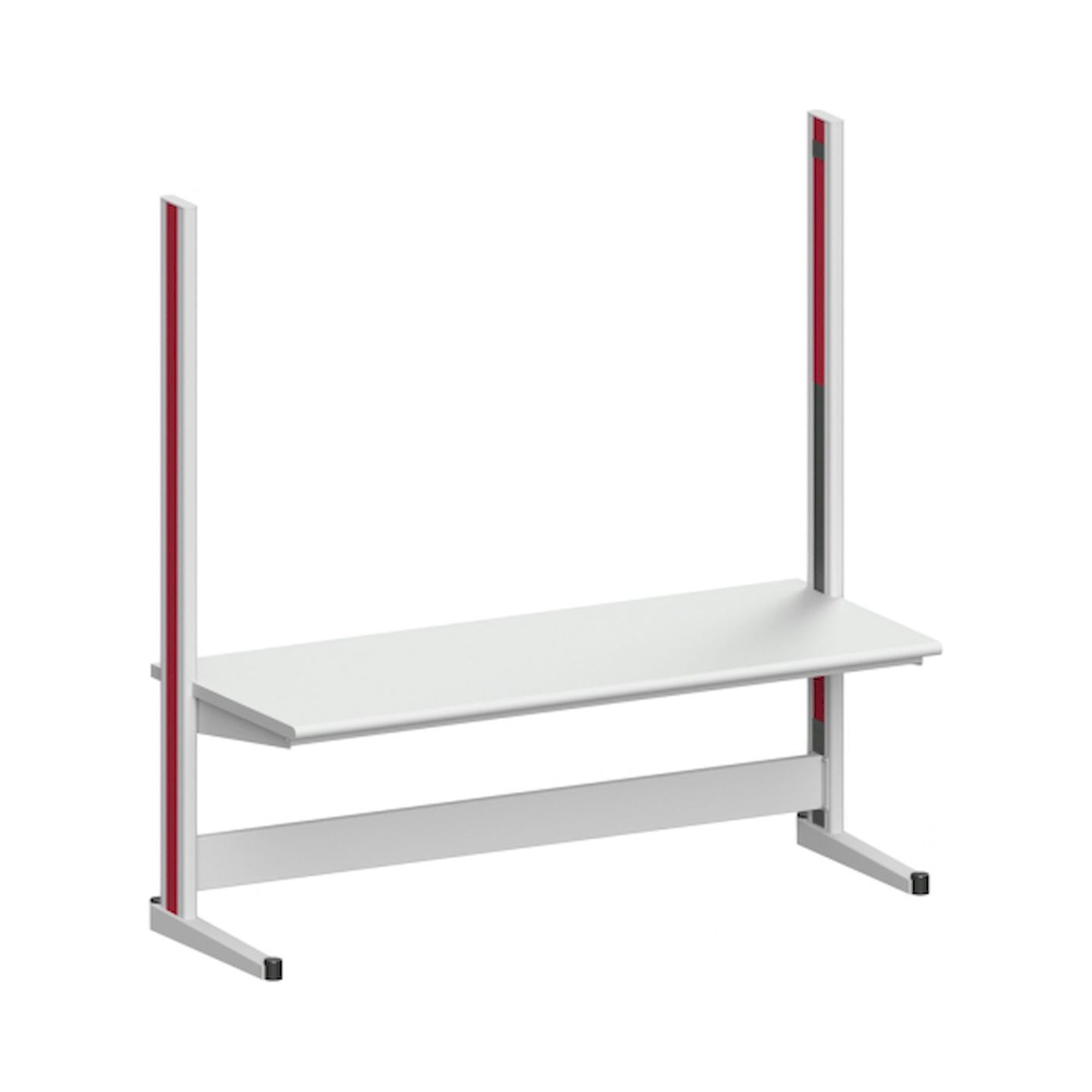 Karl 10.055.14. Arbeitstisch Quadro Basisausstattung, 2135x880x2200 mm