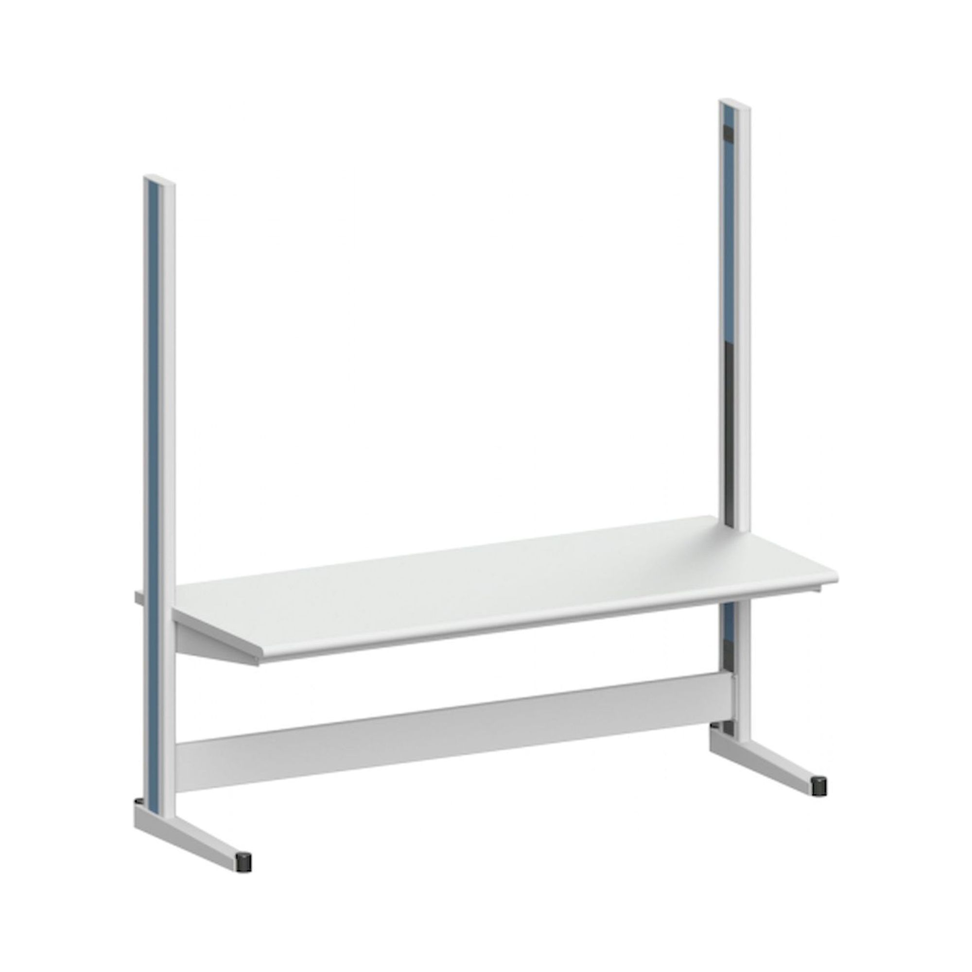 Karl 10.055.18. Arbeitstisch Quadro Basisausstattung, 2135x880x2200 mm