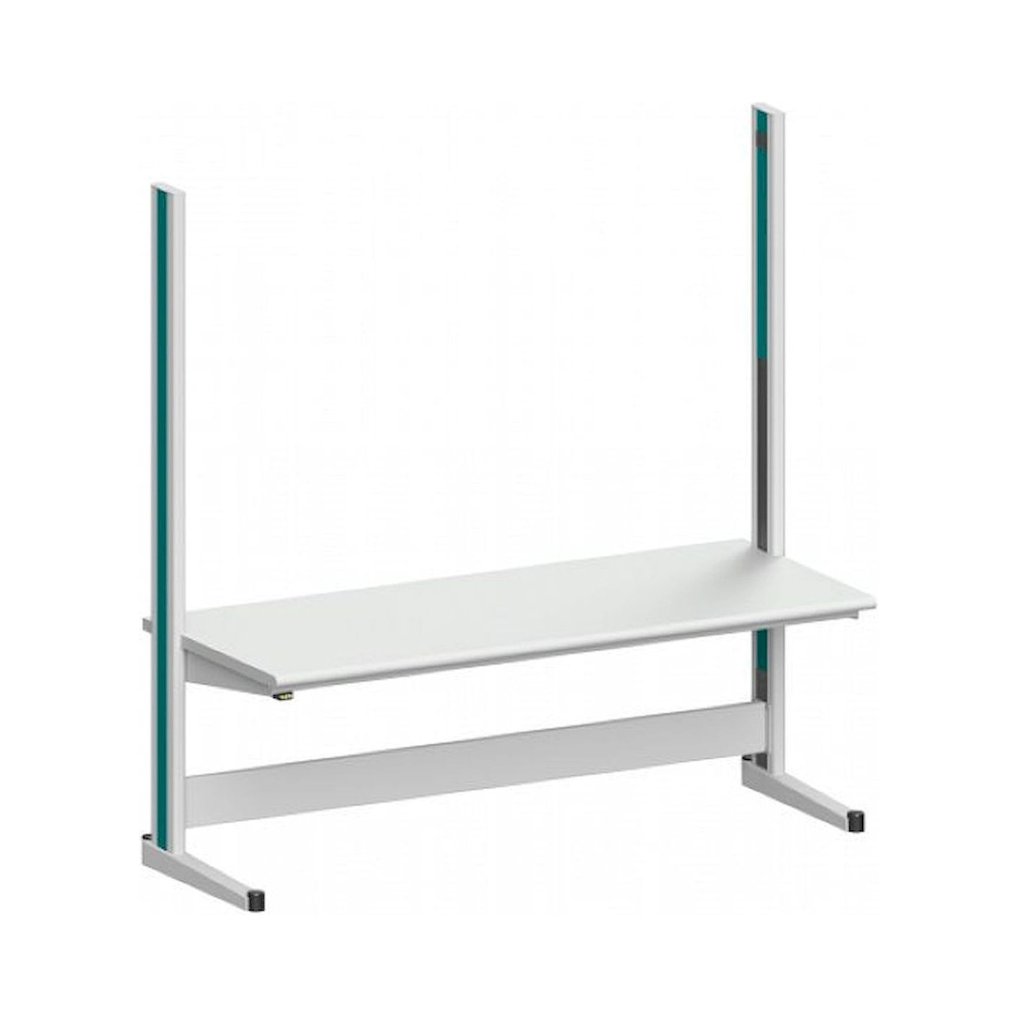 Karl 10.055.22. ESD-Arbeitstisch Quadro Basisausstattung, 2135x880x2200 mm