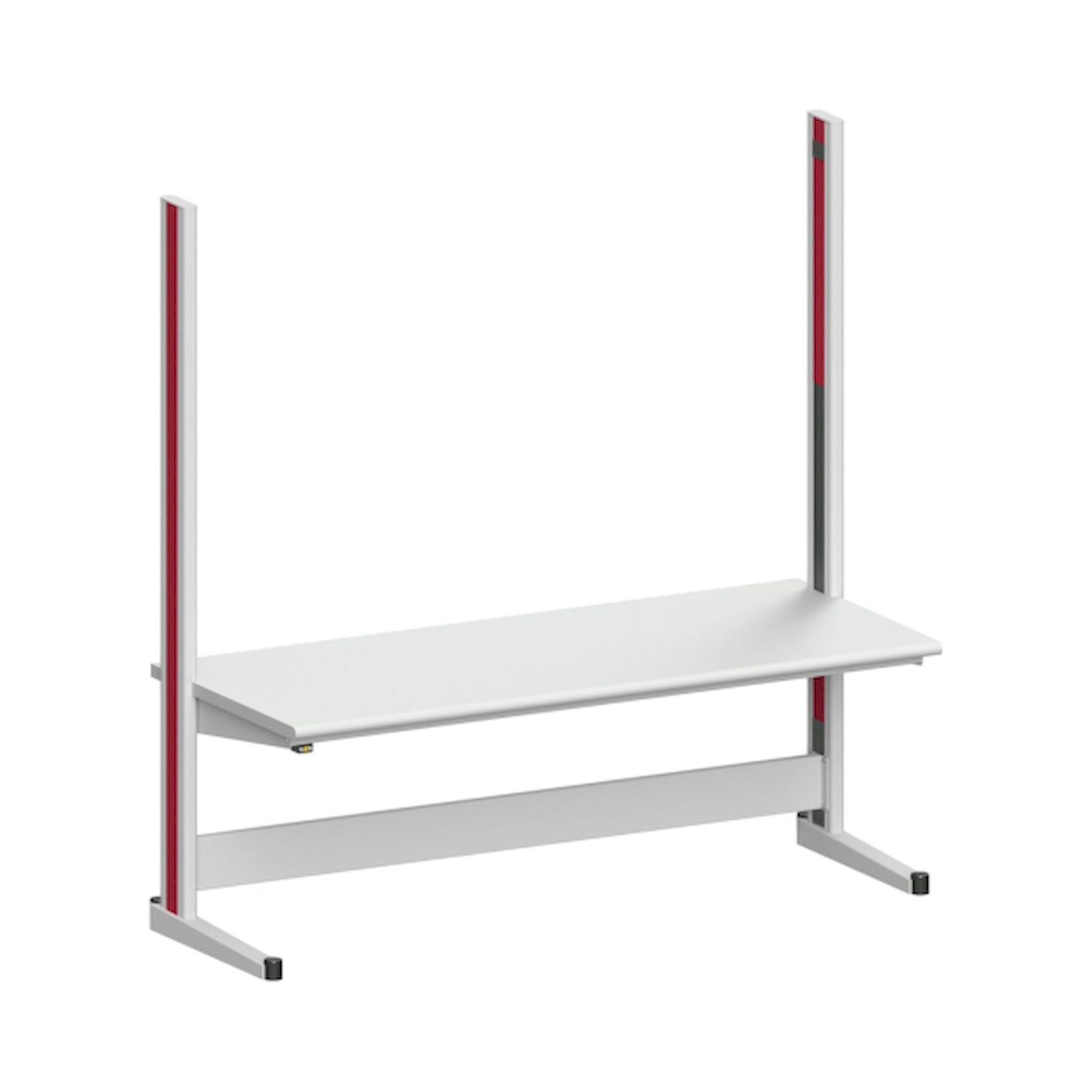 Karl 10.055.24. ESD-Arbeitstisch Quadro Basisausstattung, 2135x880x2200 mm