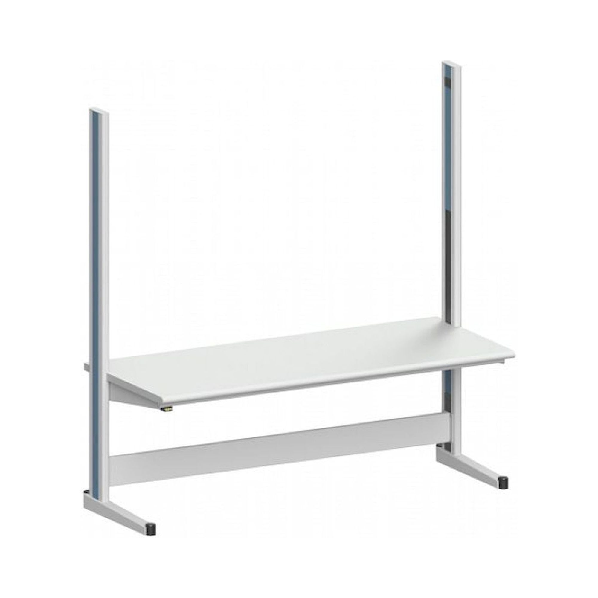 Karl 10.055.28. ESD-Arbeitstisch Quadro Basisausstattung, 2135x880x2200 mm