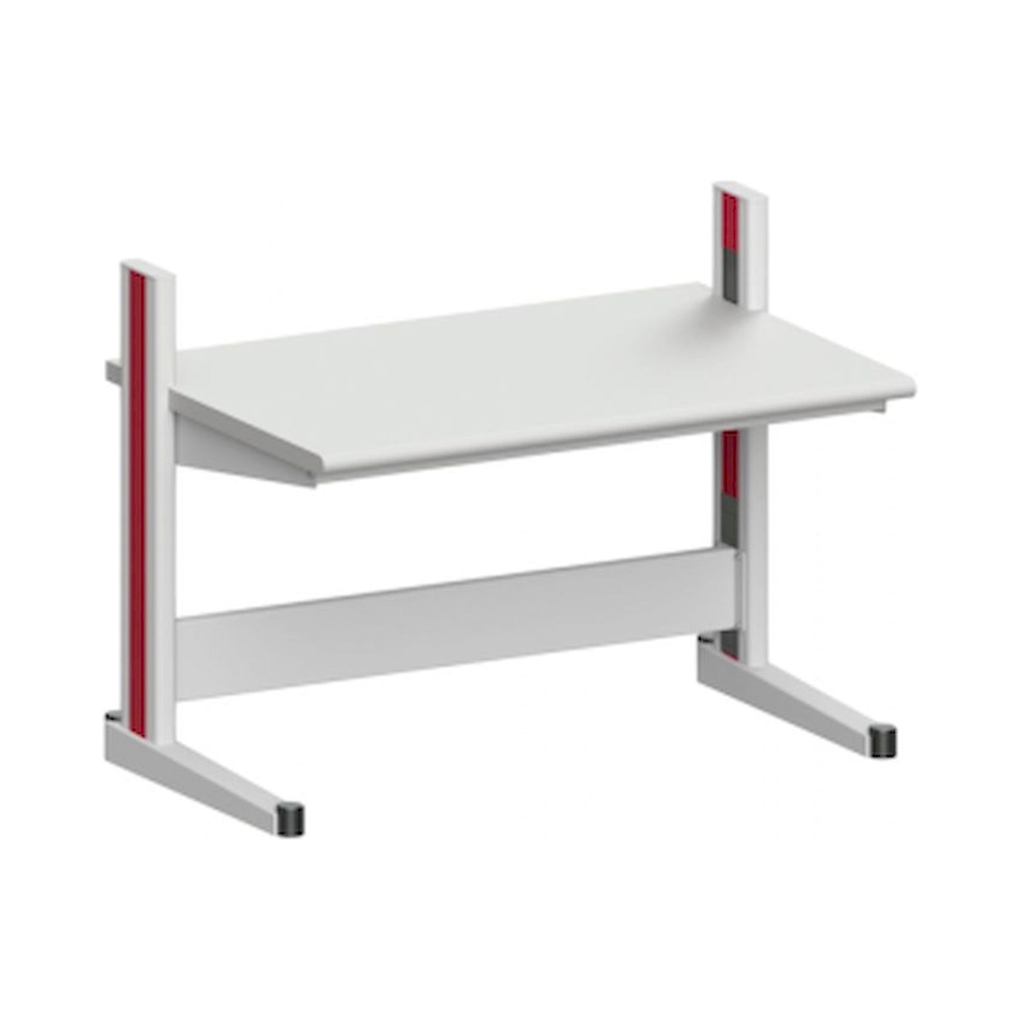 Karl 10.125.14. Arbeitstisch Quadro Grundelement mit Steckdosen, 1650x880x1000 mm