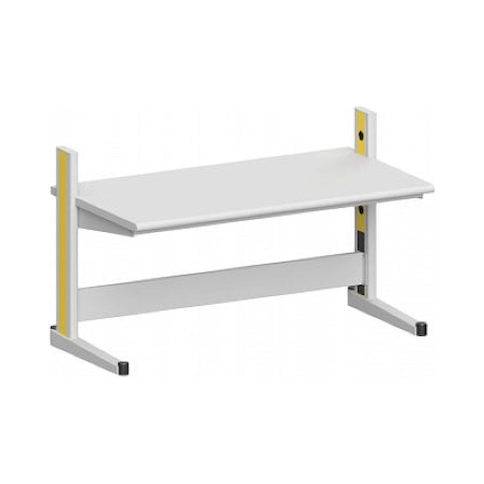 Karl 10.125.16. Arbeitstisch Quadro Grundelement mit Steckdosen, 1650x880x1000 mm