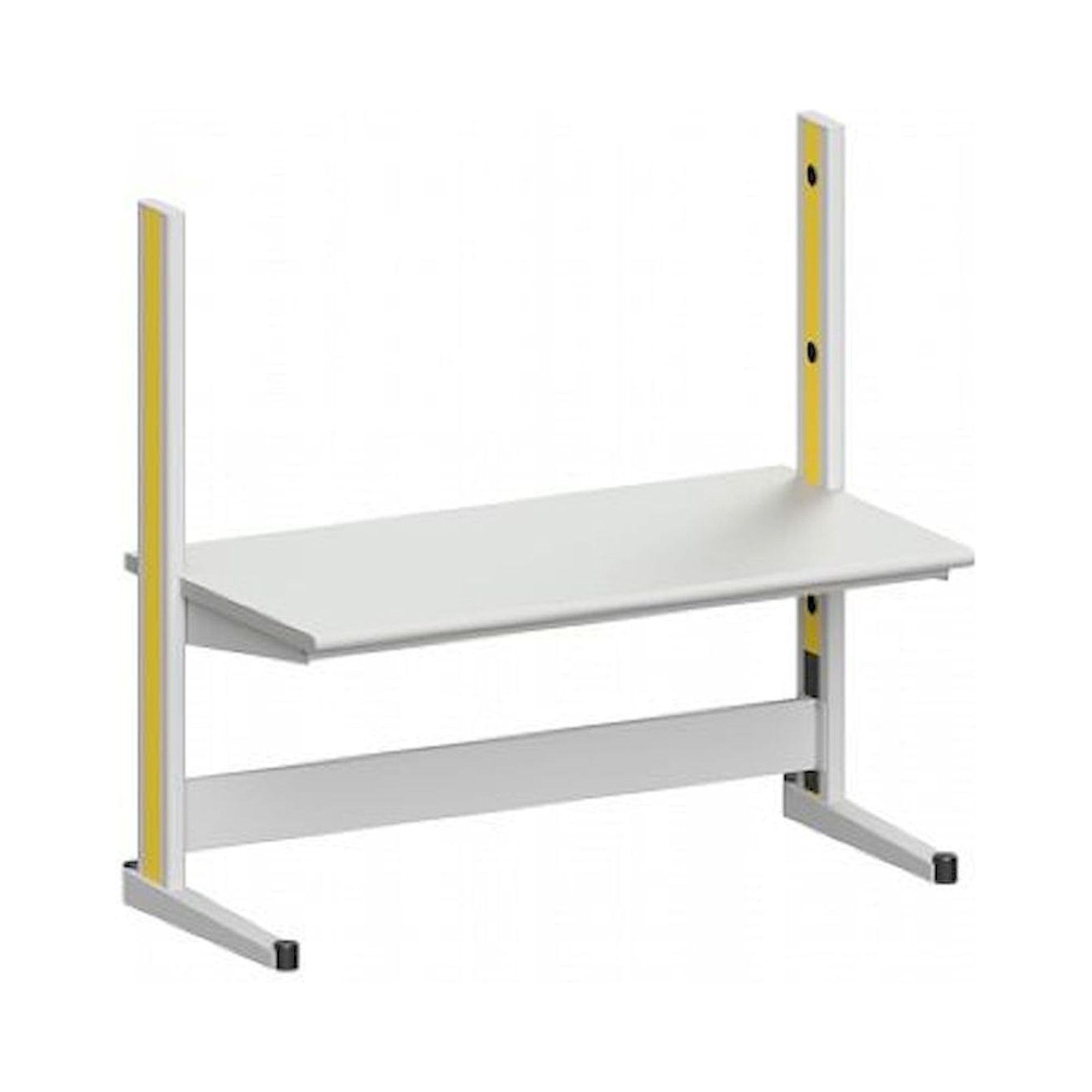 Karl 10.130.16. Arbeitstisch Quadro Grundelement mit Steckdosen, 1650x880x1600 mm