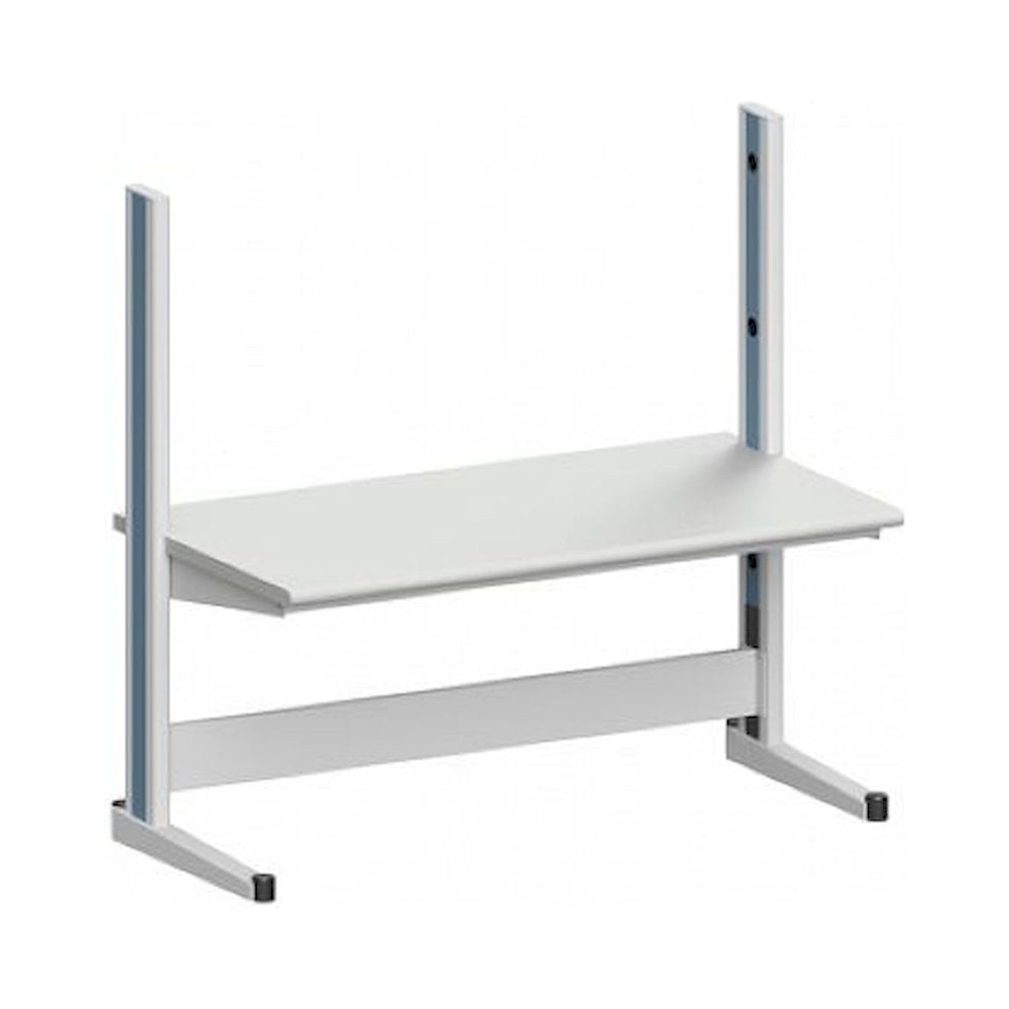 Karl 10.130.18. Arbeitstisch Quadro Grundelement mit Steckdosen, 1650x880x1600 mm