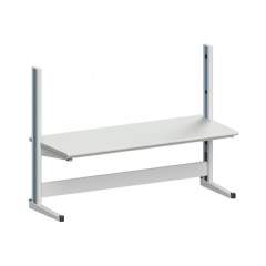 Karl 10.150.28. ESD-Arbeitstisch Quadro Grundelement mit Steckdosen, 2135x880x1600 mm