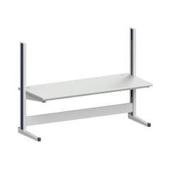 Karl 10.250.23. ESD-Arbeitstisch Quadro Grundelement mit Kabelwanne, 2135x880x1600 mm