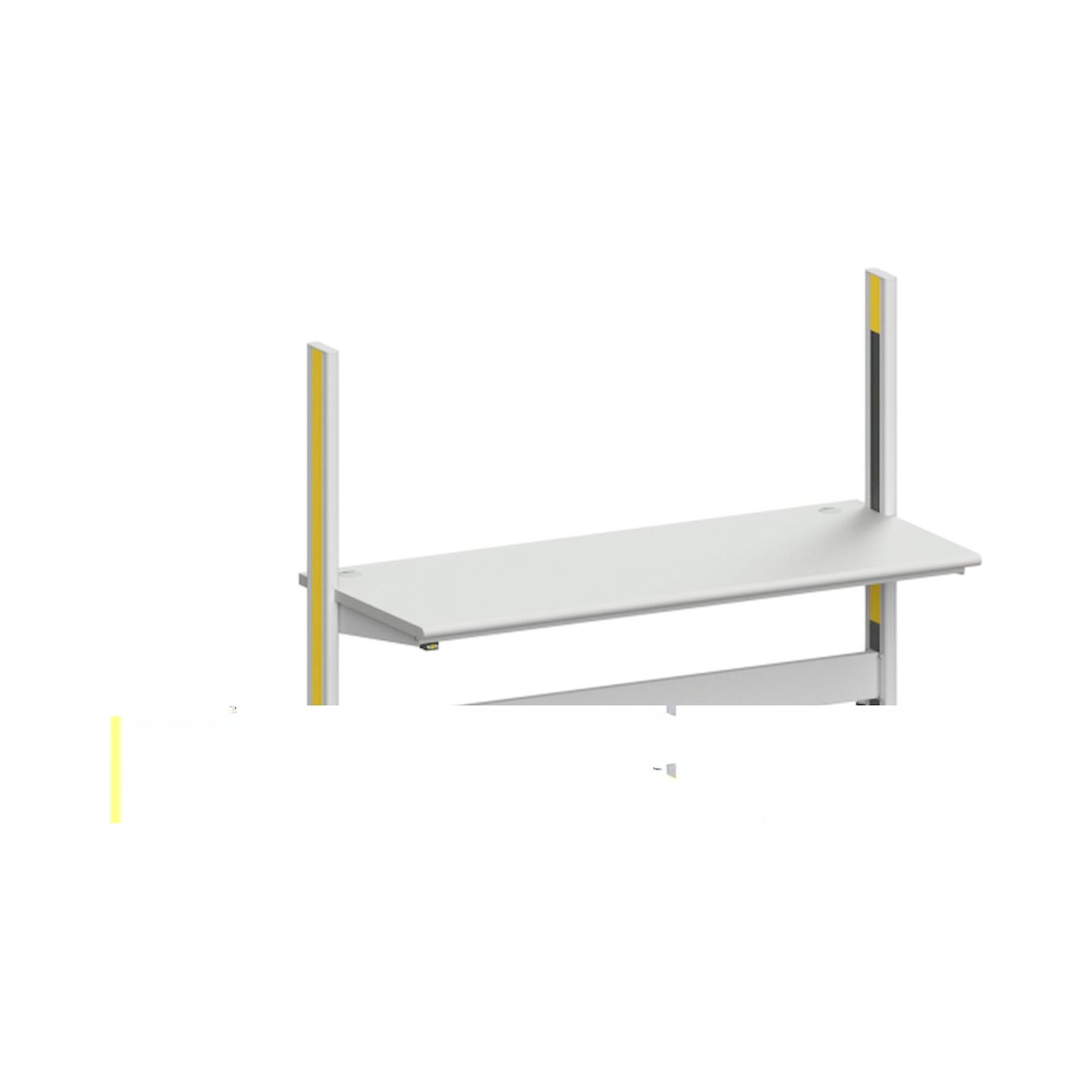Karl 10.250.26. ESD-Arbeitstisch Quadro Grundelement mit Kabelwanne, 2135x880x1600 mm