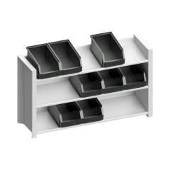 Karl 14.611.70. GreifschalenBEHÄLTER 3-REIHIG, 585x165x335