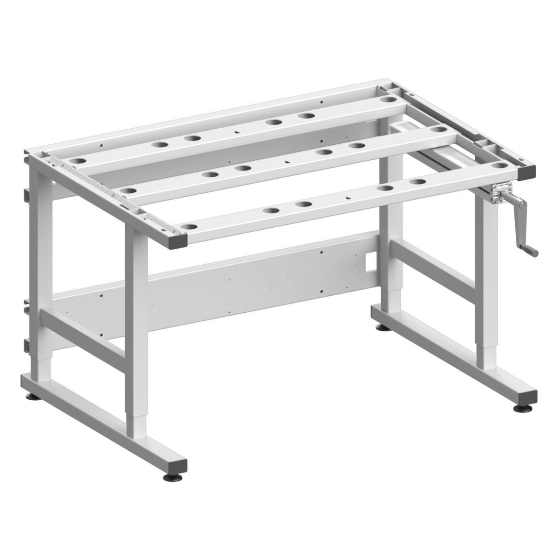 Tischgestell Sintro 1230 Höhenverstellung mit Handkurbel, 1230x900 mm - Karl 25.106.70