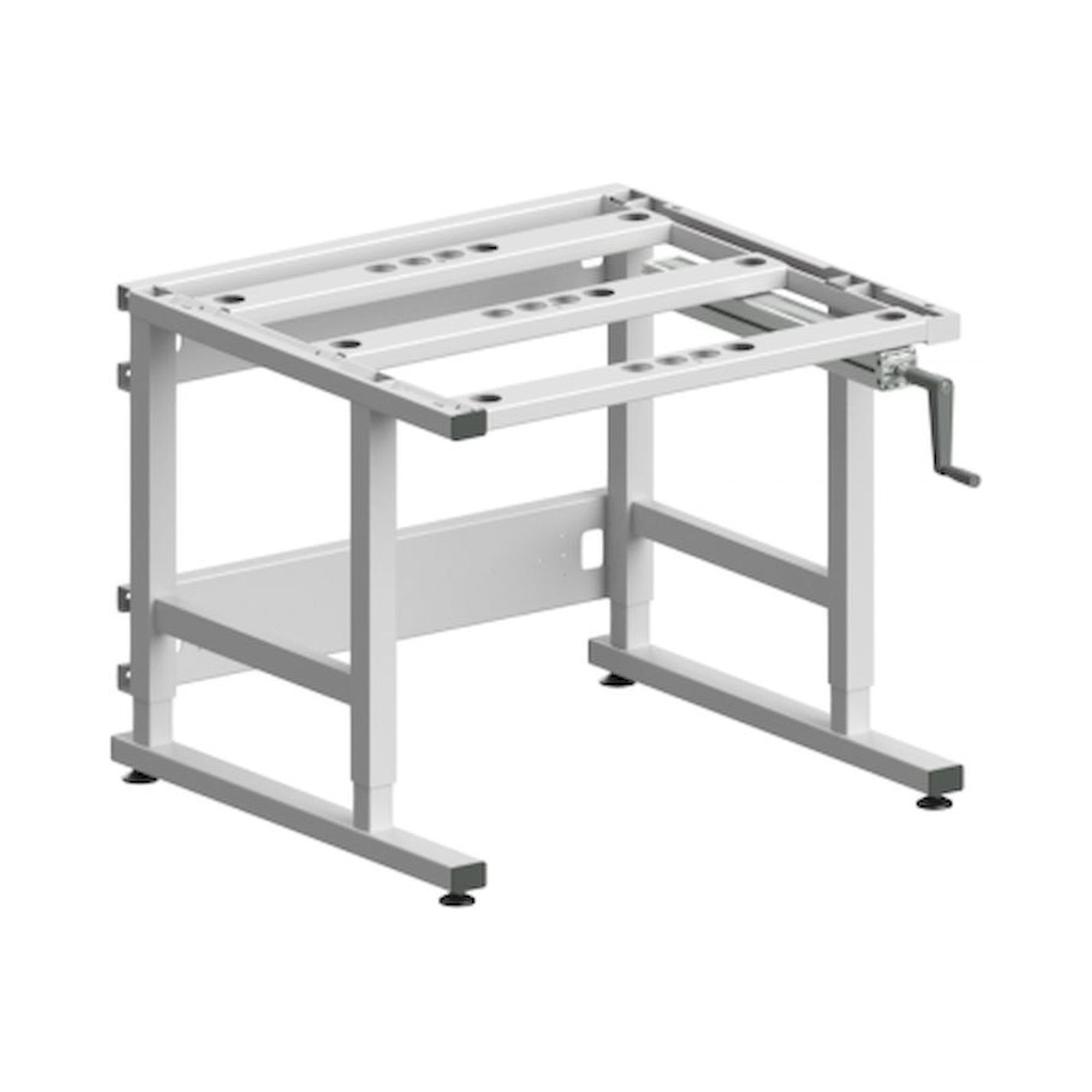 Karl 25.102.70. Tischgestell Sintro 930 Höhenverstellung mit Handkurbel, 930x900 mm