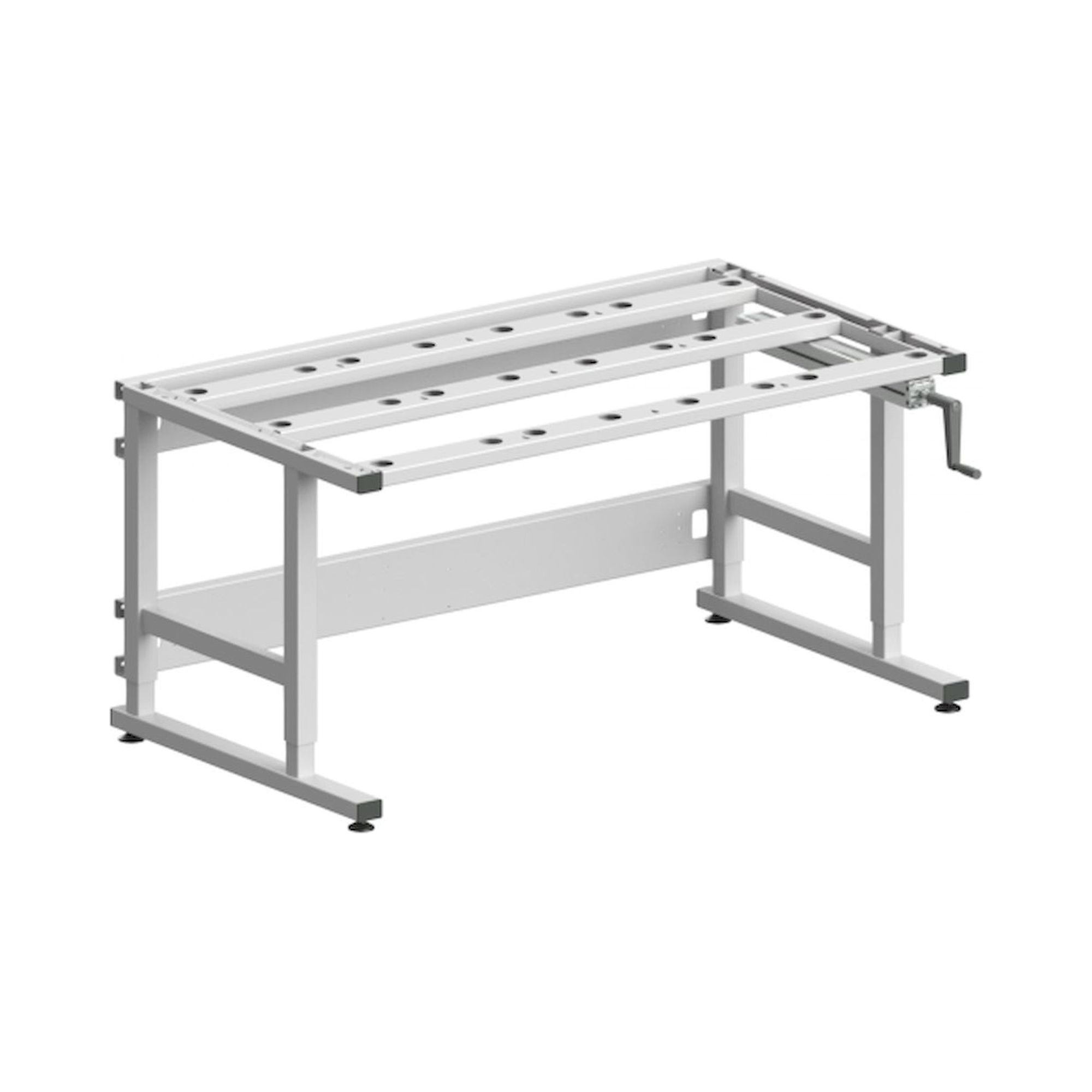 Karl 25.126.70. Tischgestell Sintro 1530 Höhenverstellung mit Handkurbel, 1530x900 mm