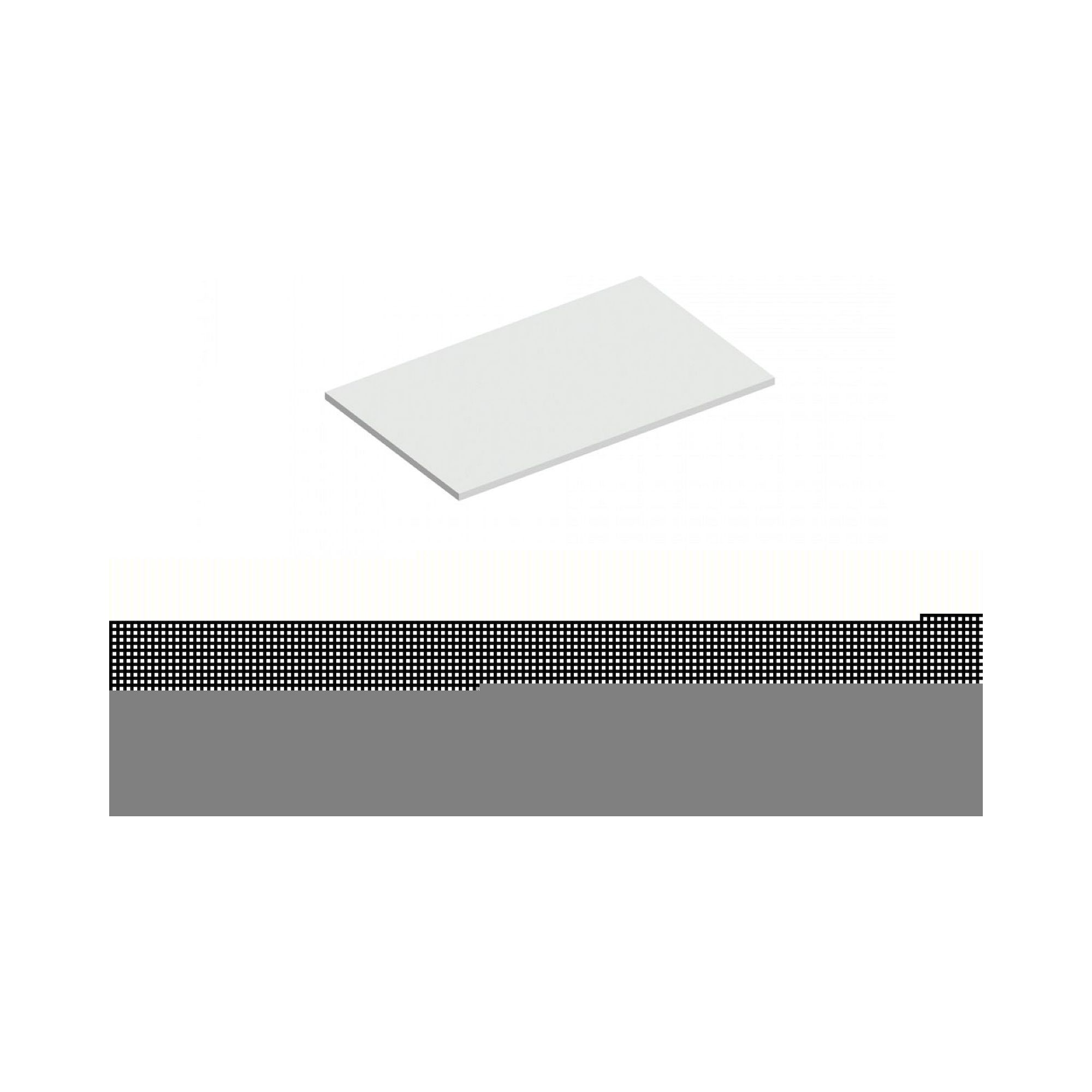 Karl 25.900.88. Tischplatte Sintro 1230 Hartlaminat (EN 438), 1230x750 mm