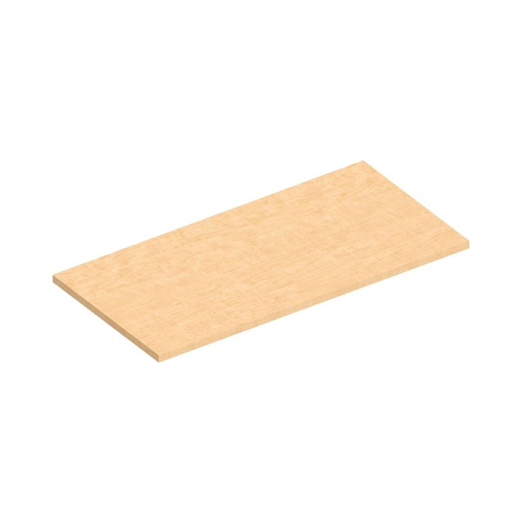 Karl 25.904.85. Tischplatte Sintro 1530 Multiplex Buche Natur, 1530x750 mm