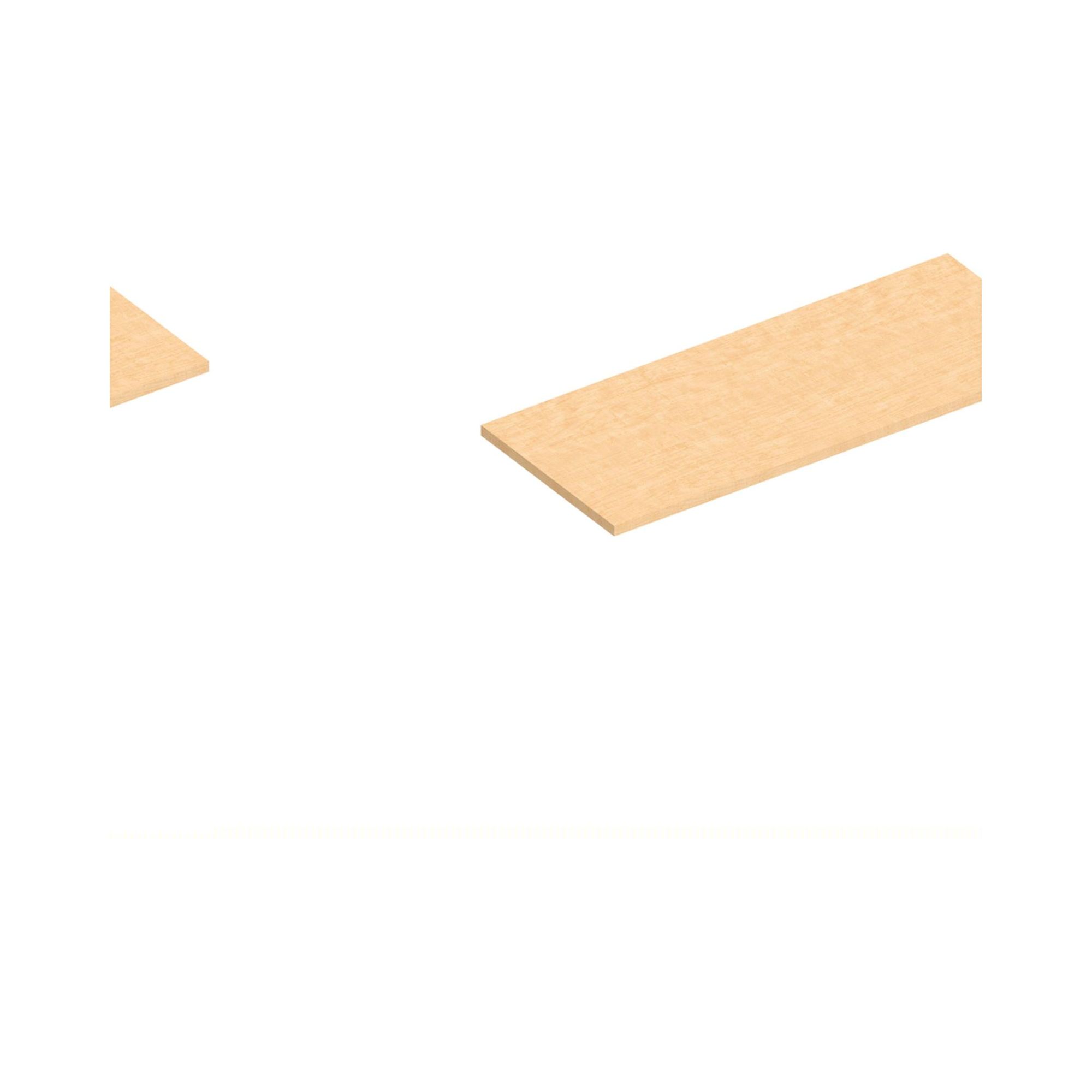 Karl 25.906.85. Tischplatte Sintro 1830 Multiplex Buche Natur, 1830x750 mm