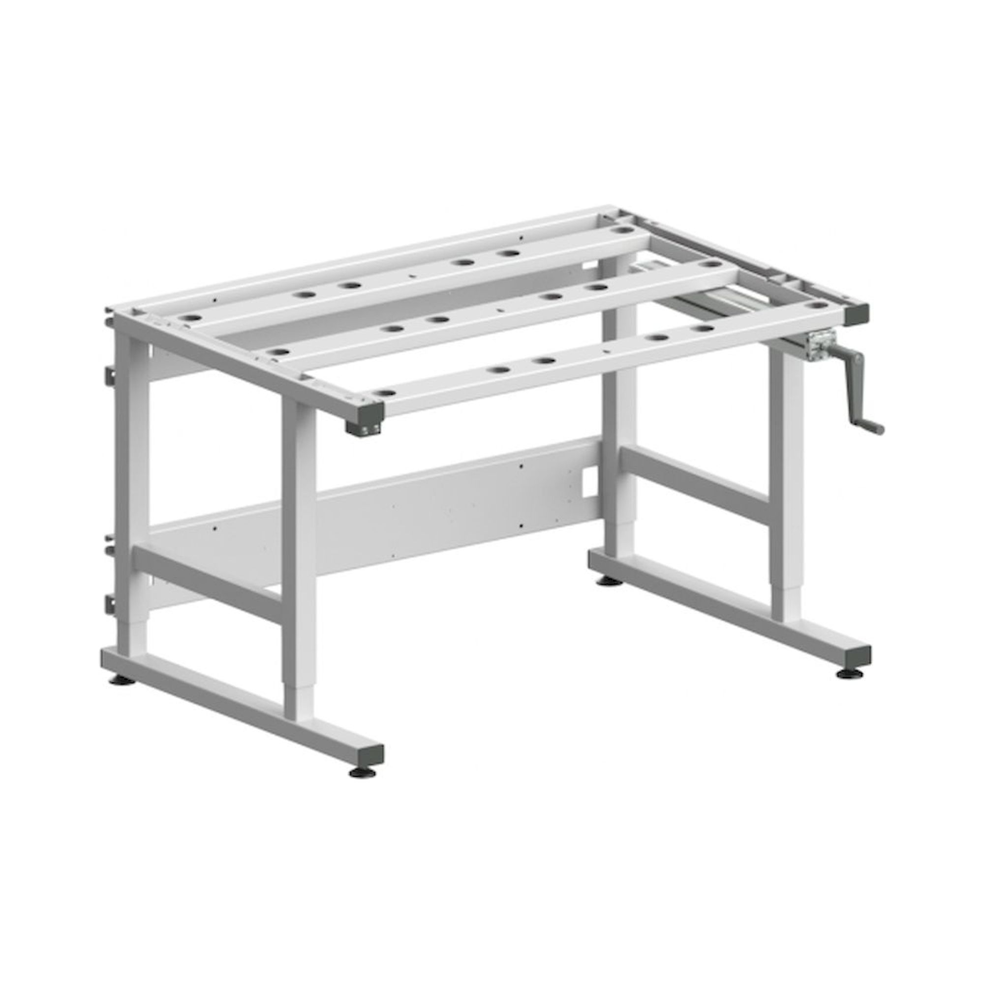 Karl 26.106.70. ESD-Tischgestell Sintro 1230 Höhenverstellung mit Handkurbel, 1230x900 mm