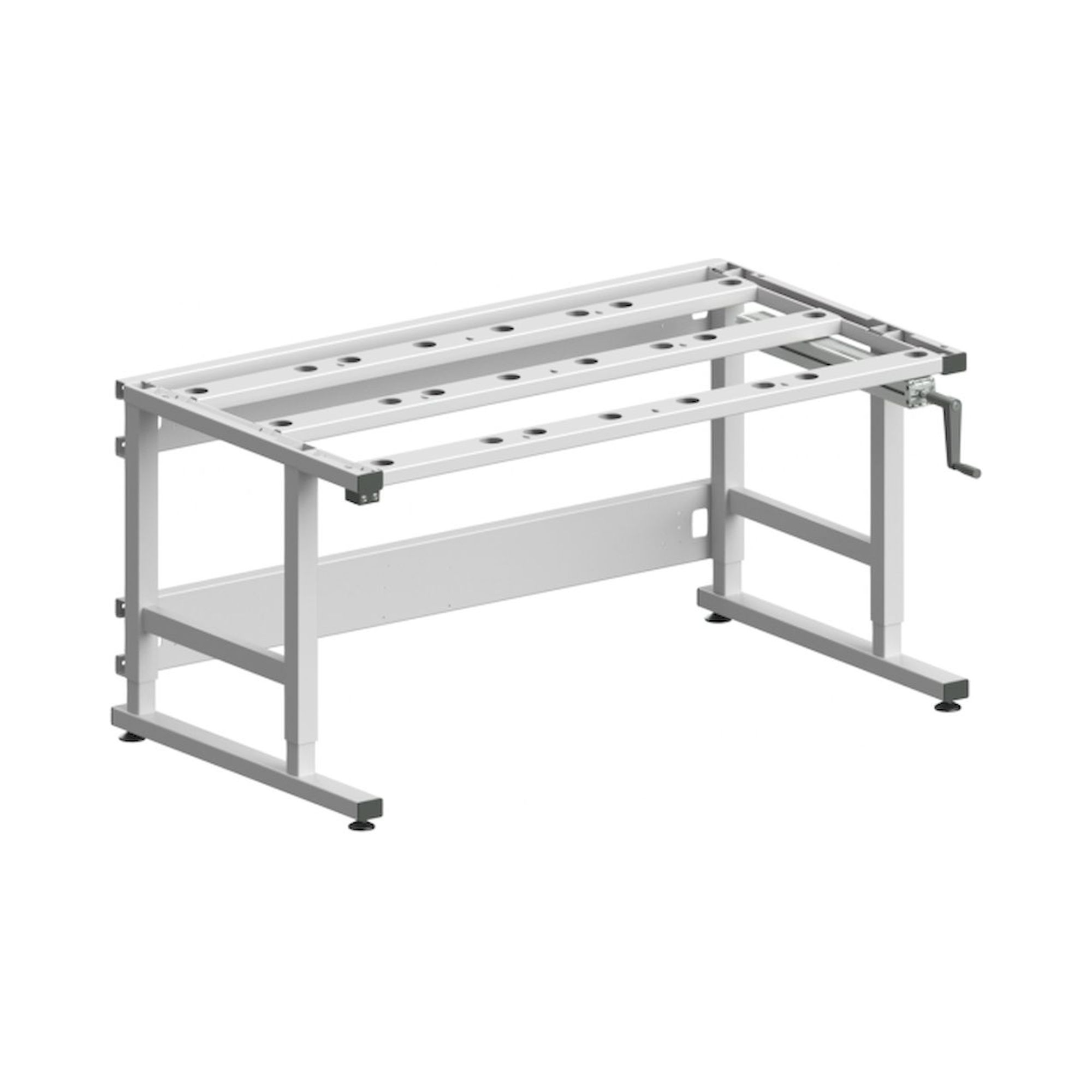 Karl 26.126.70. ESD-Tischgestell Sintro 1530 Höhenverstellung mit Handkurbel, 1530x900 mm