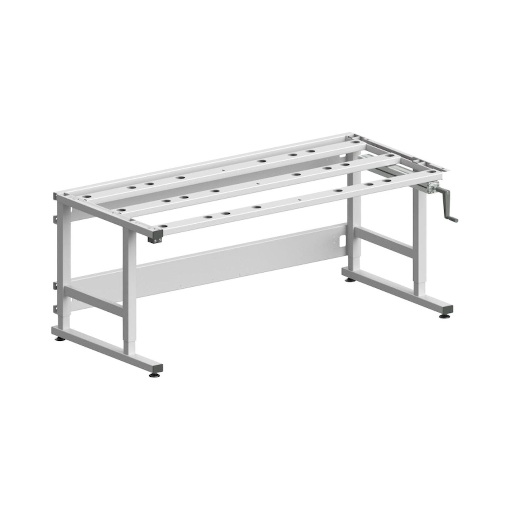 Karl 26.146.70. ESD-Tischgestell Sintro 1830 Höhenverstellung mit Handkurbel, 1830x900 mm