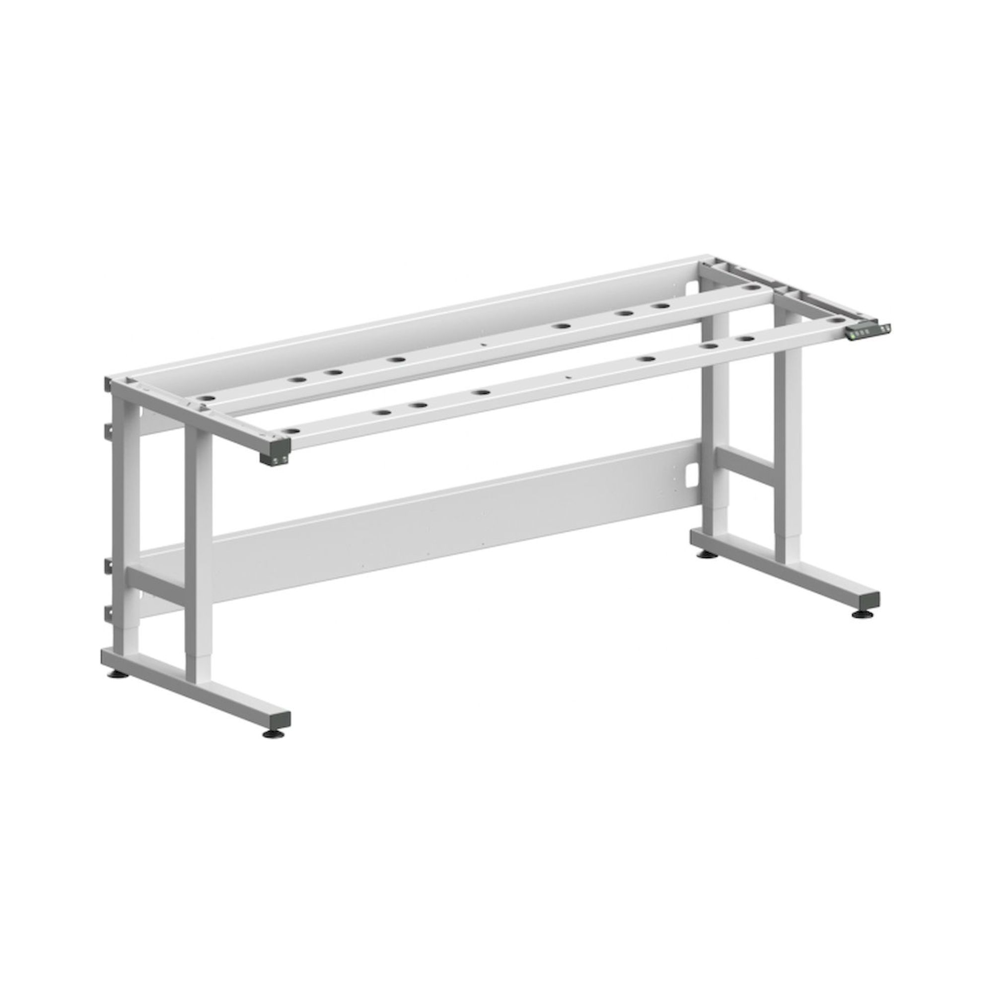 Karl 26.345.60. ESD-Tischgestell Sintro 1830 (CH) Höhenverstellung mit Elektromotor Memo, 1830x750x740-1140 mm