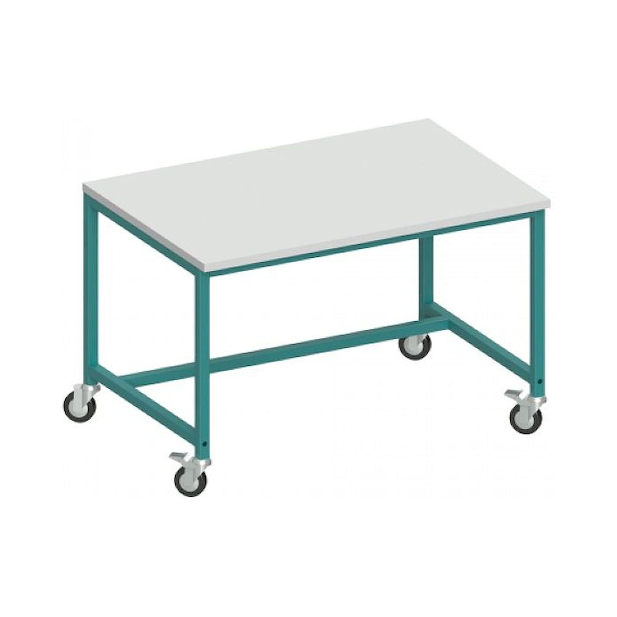 Karl 30.205.31. Arbeitstisch Basic fahrbar verstärkte Ausführung, 1200x800 mm