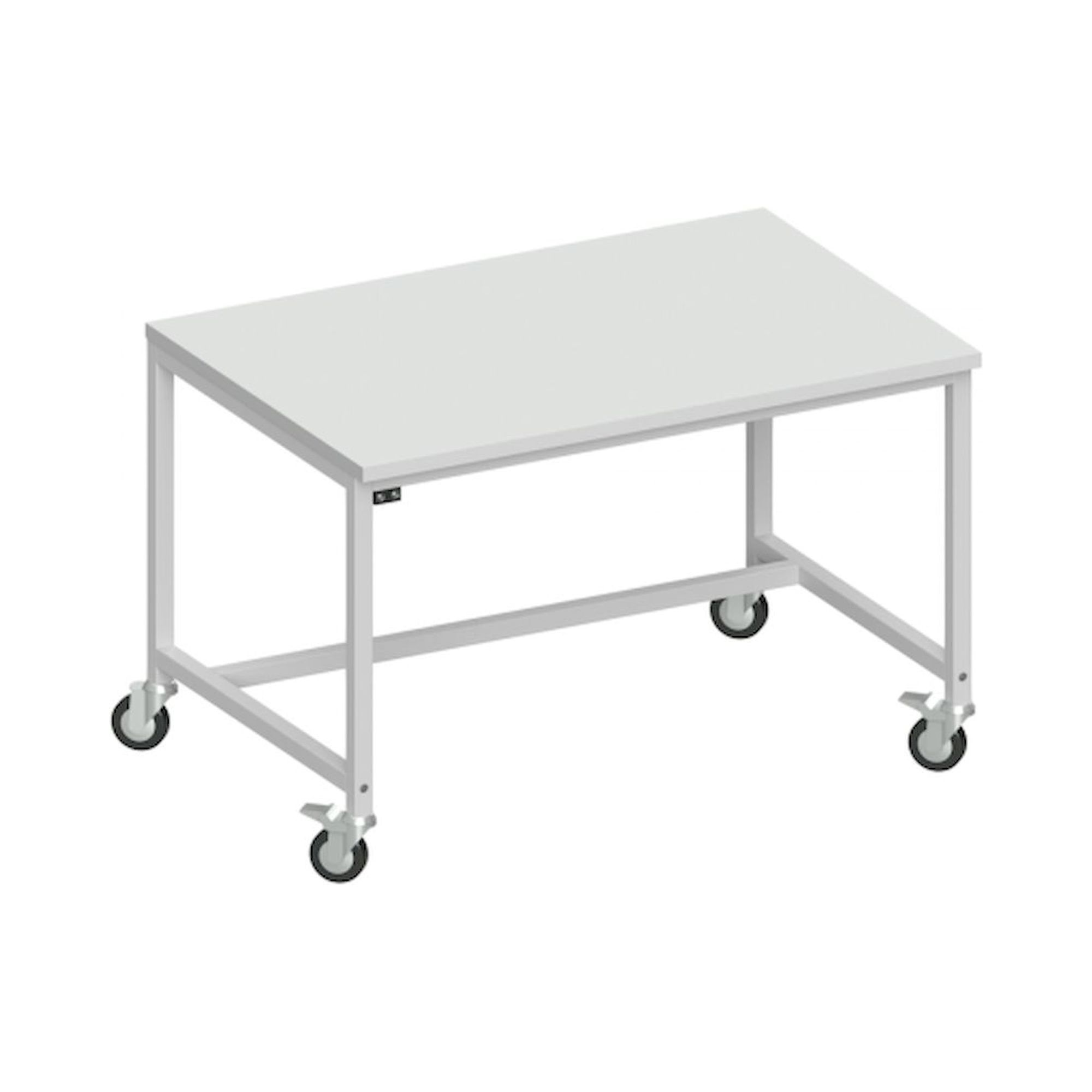 Karl 30.205.34. ESD-Arbeitstisch Basic fahrbar verstärkte Ausführung, 1200x800 mm
