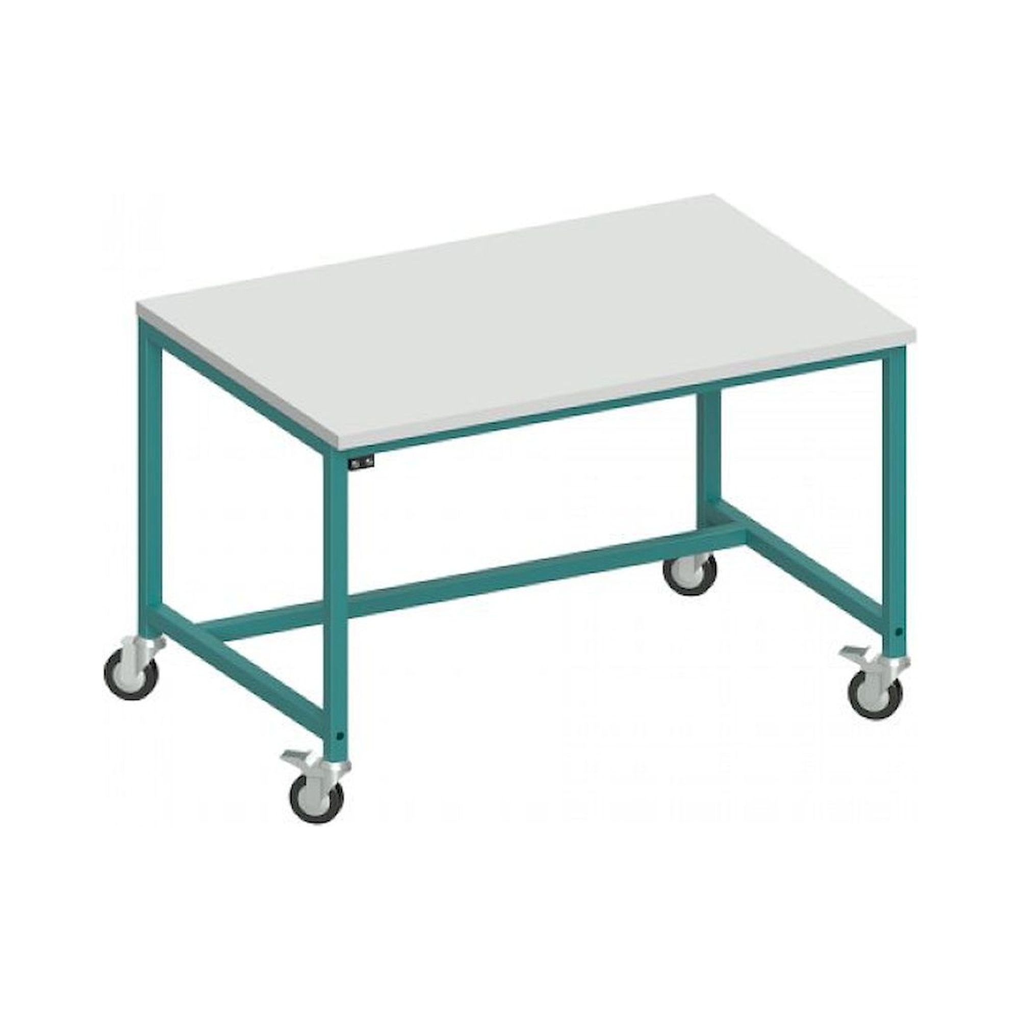 Karl 30.205.48. ESD-Arbeitstisch Basic fahrbar verstärkte Ausführung, 1200x800 mm