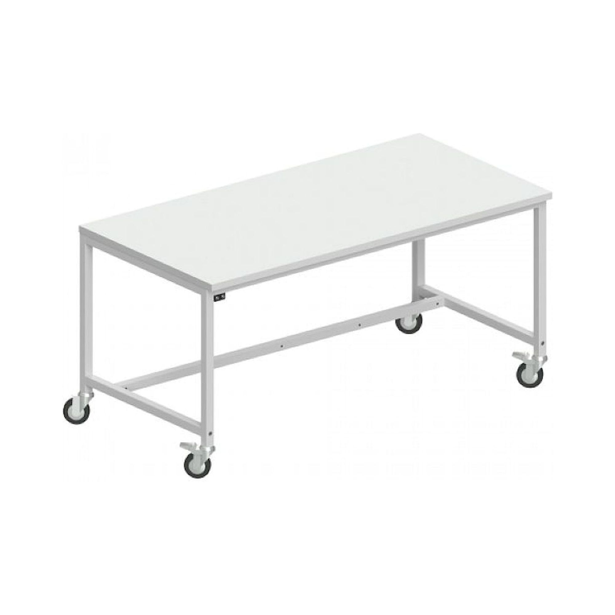 Karl 30.225.34. ESD-Arbeitstisch Basic fahrbar verstärkte Ausführung, 1600x800 mm