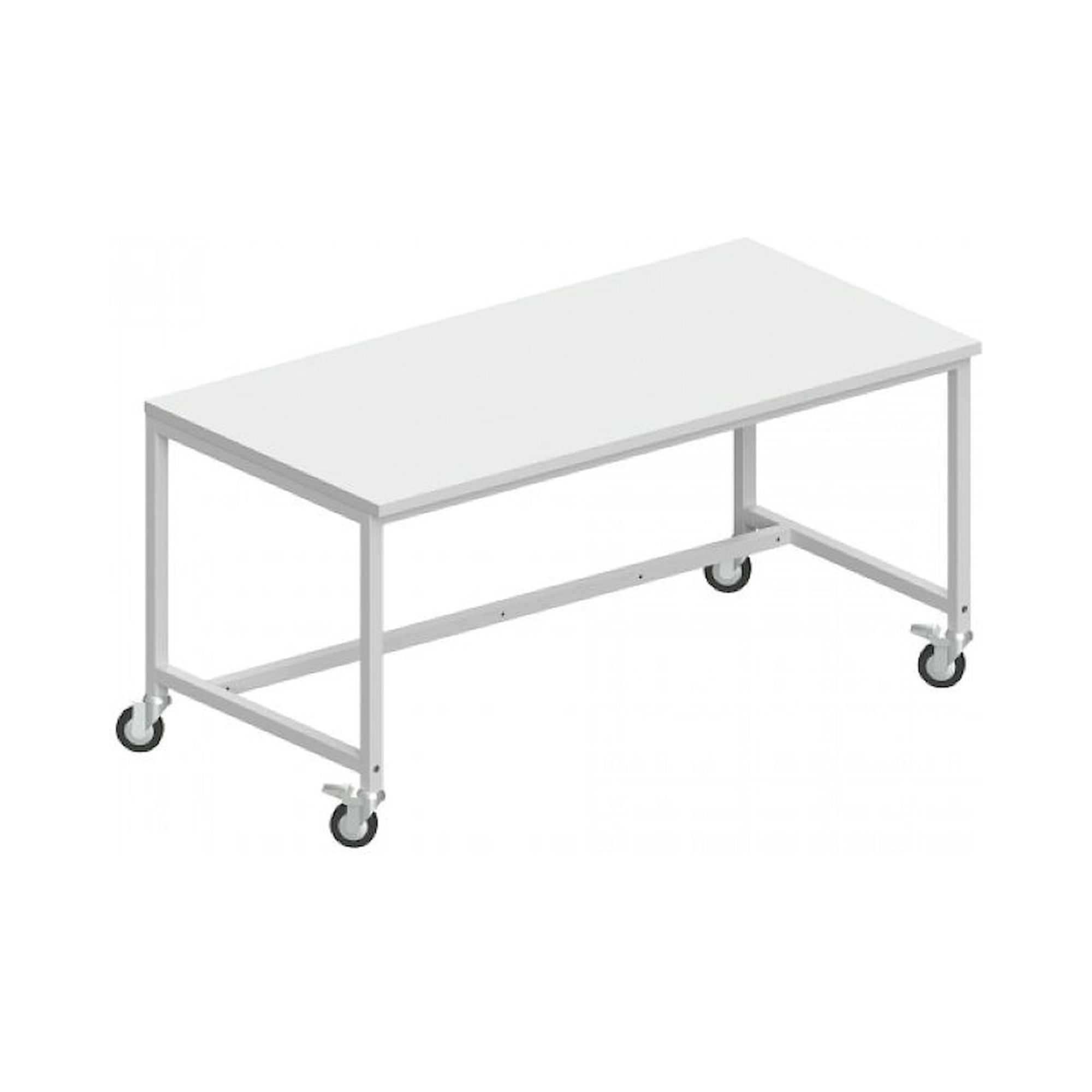 Karl 30.225.63. Arbeitstisch Basic fahrbar verstärkte Ausführung, 1600x800 mm