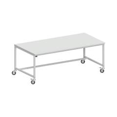 Karl 30.245.34. ESD-Arbeitstisch Basic fahrbar verstärkte Ausführung, 2000x1000 mm